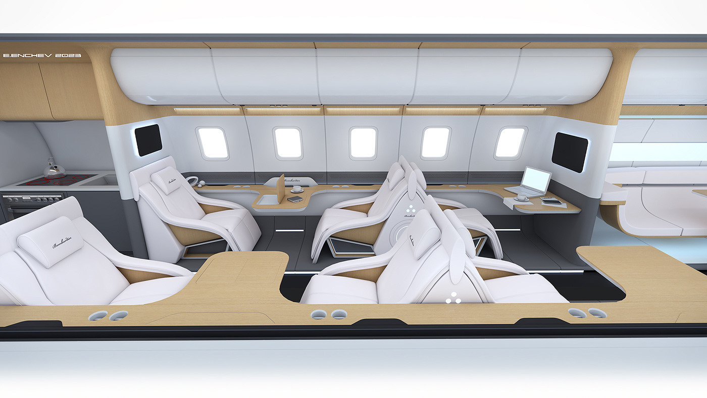 Private aircraft，Interior design，vehicle，aircraft，