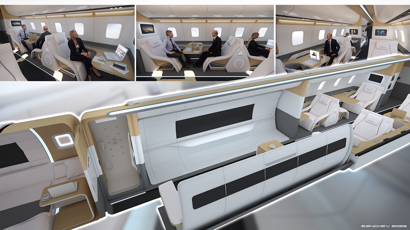 Private aircraft，Interior design，vehicle，aircraft，