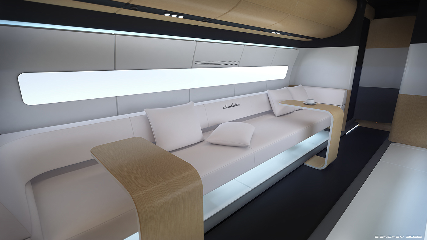 Private aircraft，Interior design，vehicle，aircraft，