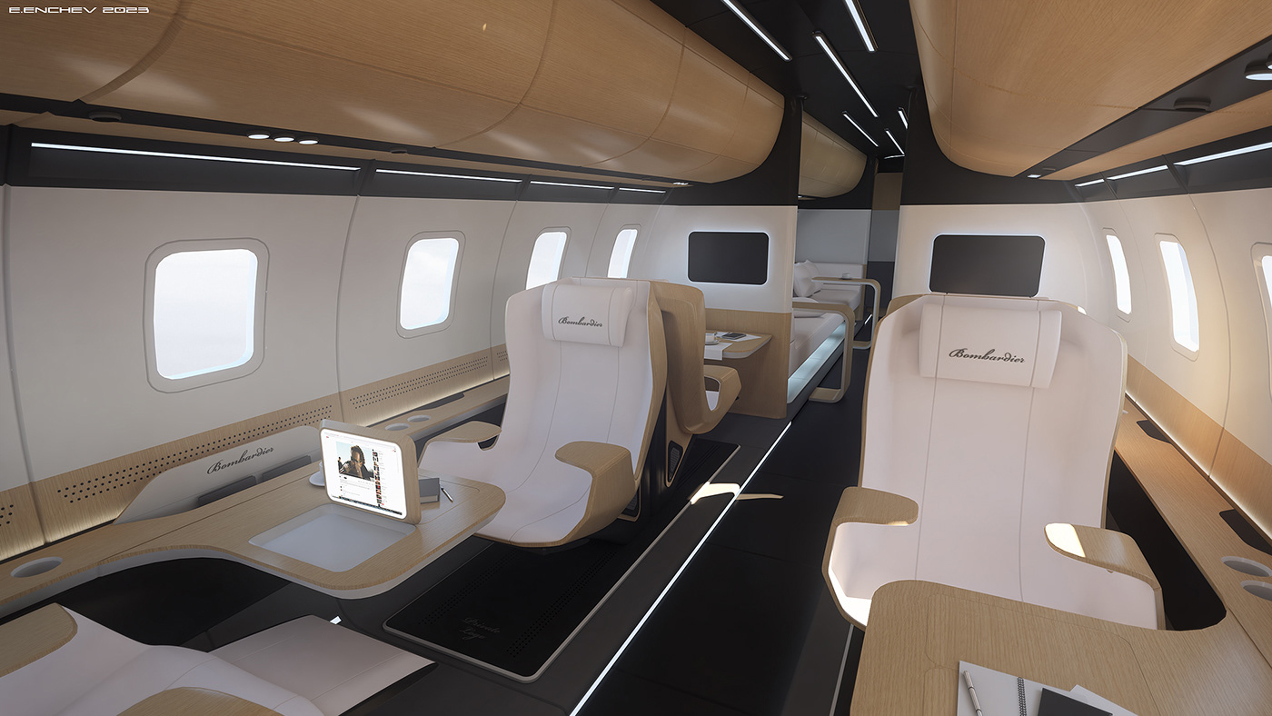 Private aircraft，Interior design，vehicle，aircraft，