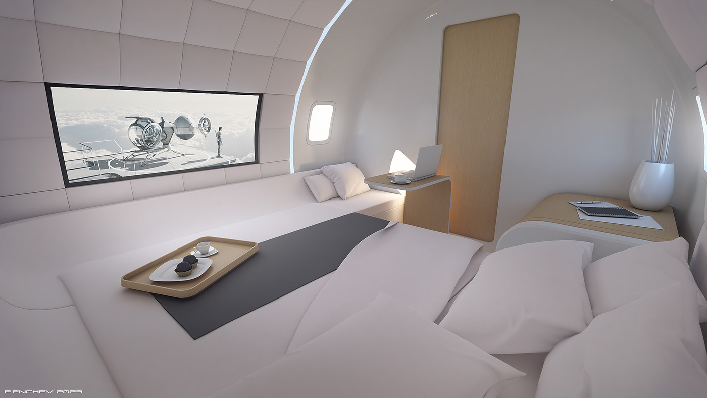 Private aircraft，Interior design，vehicle，aircraft，