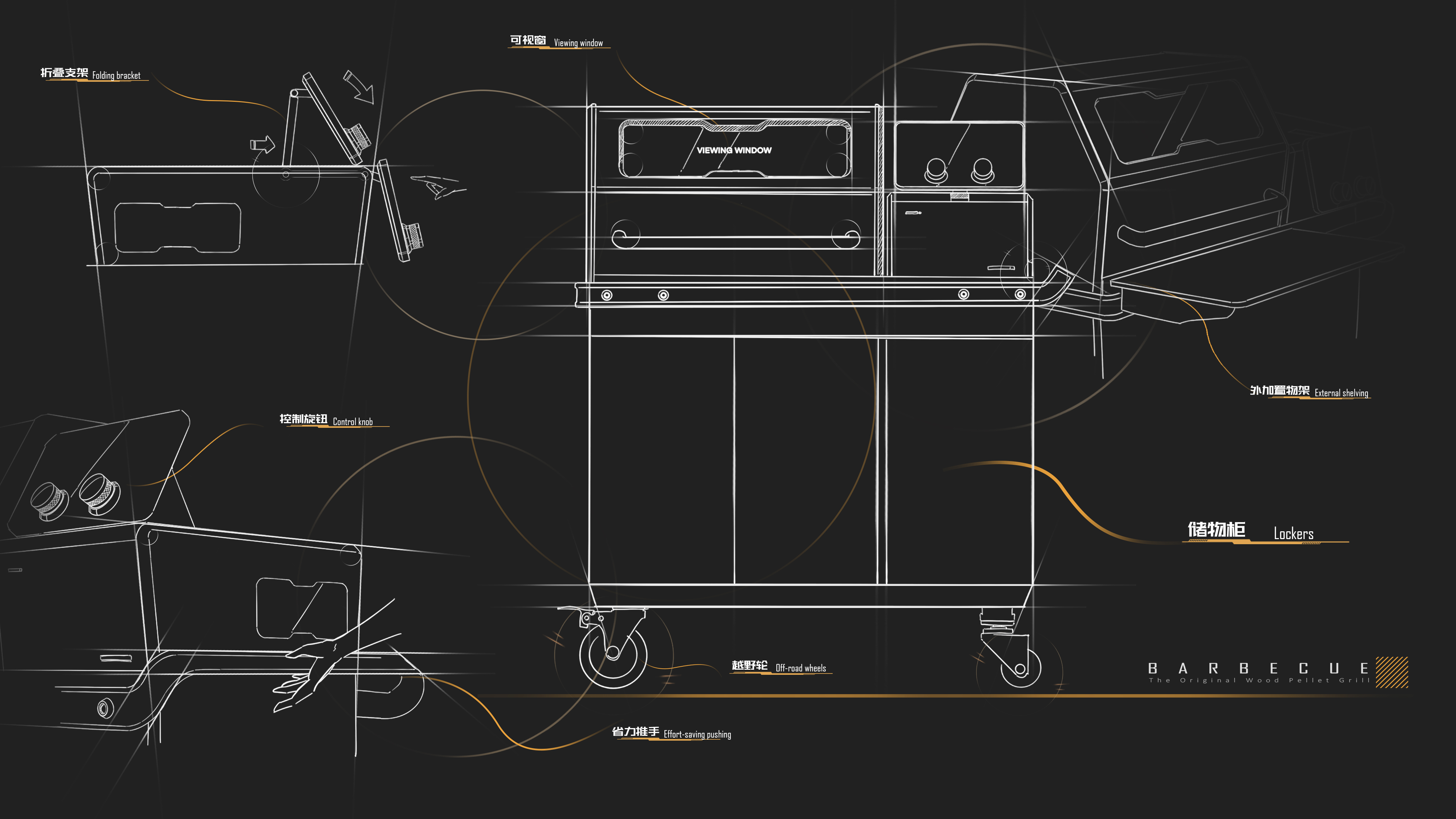 outdoors，household electrical appliances，barbecue，ui，interactive，