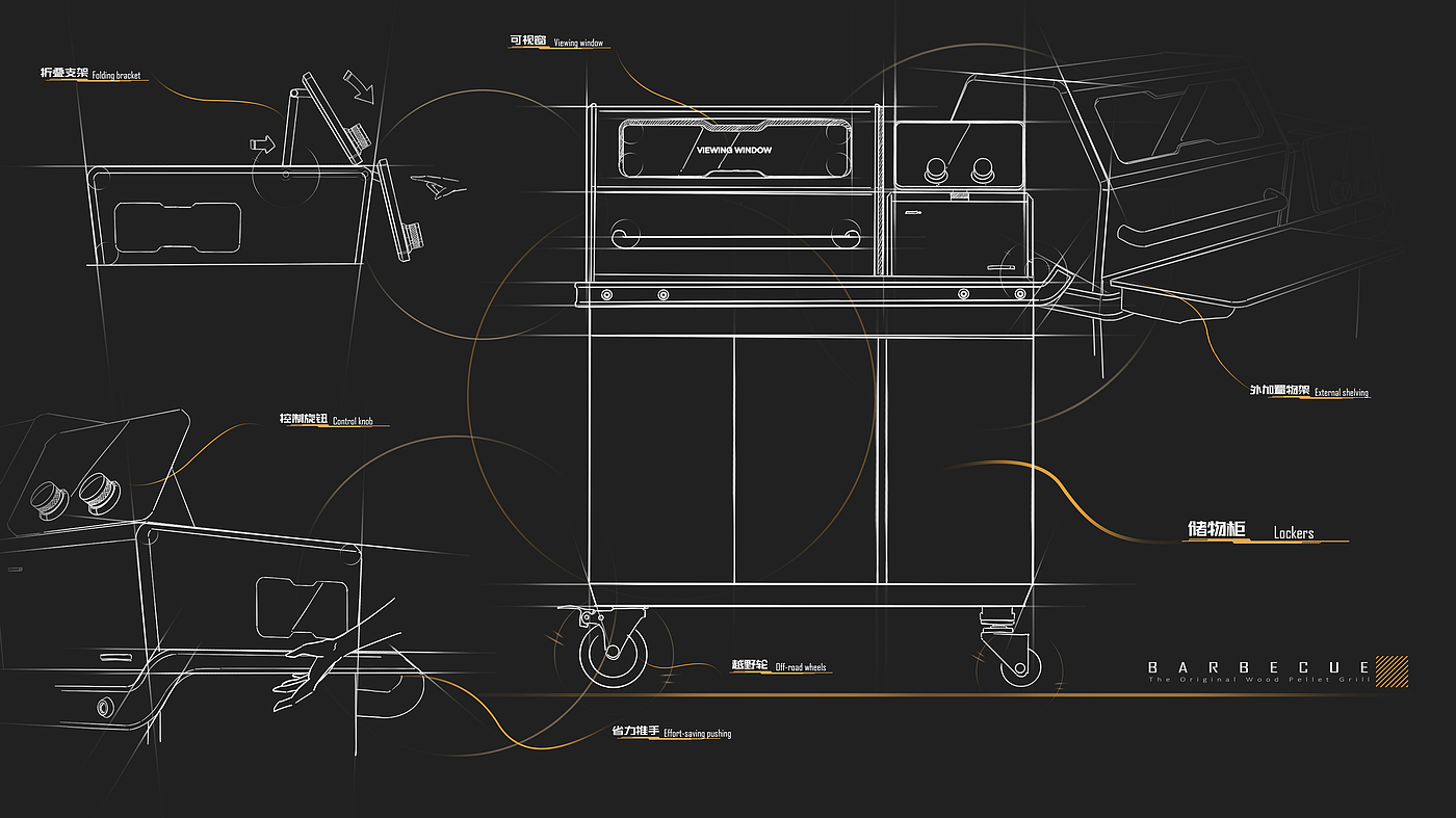 outdoors，household electrical appliances，barbecue，ui，interactive，
