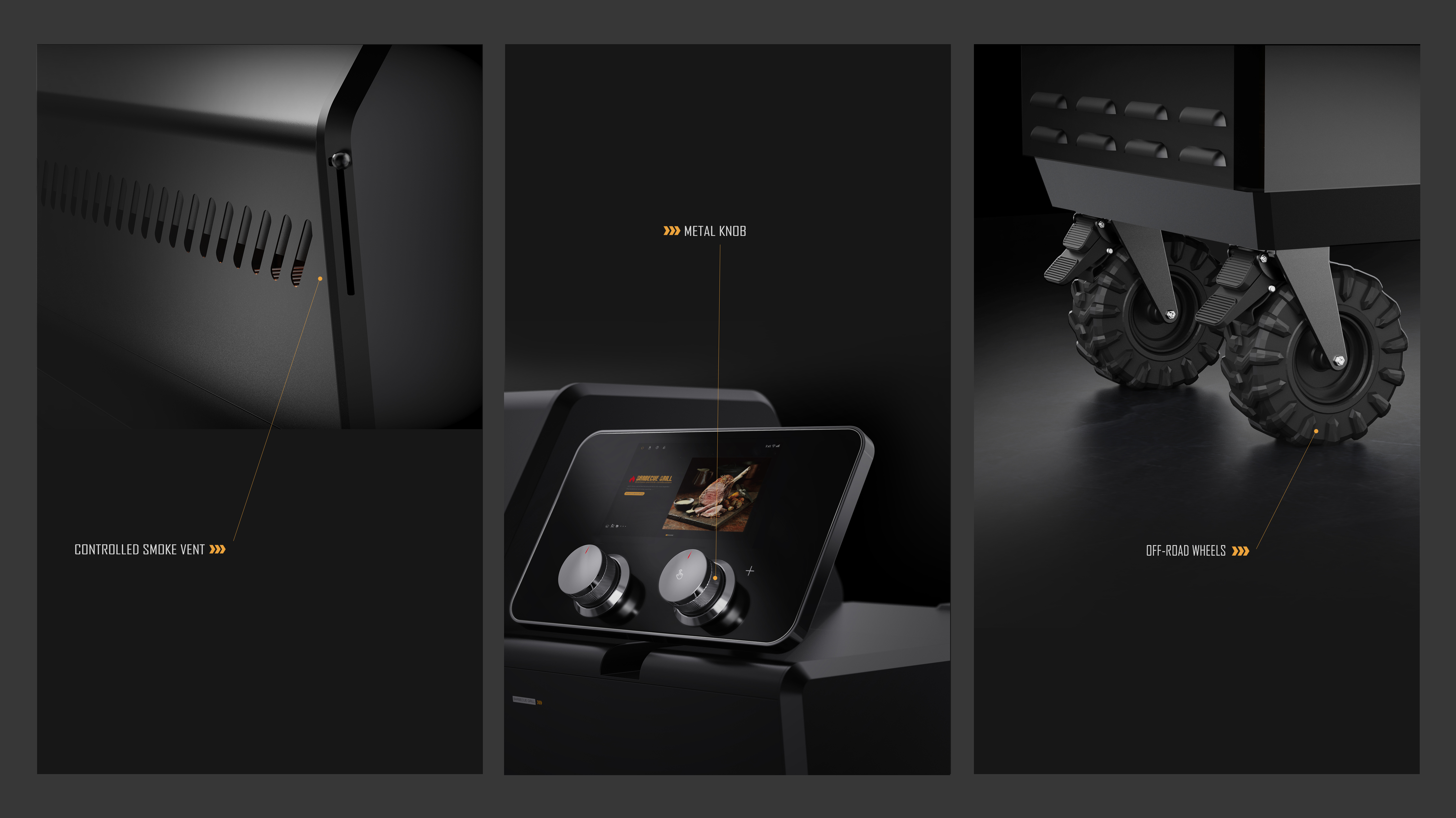 outdoors，household electrical appliances，barbecue，ui，interactive，