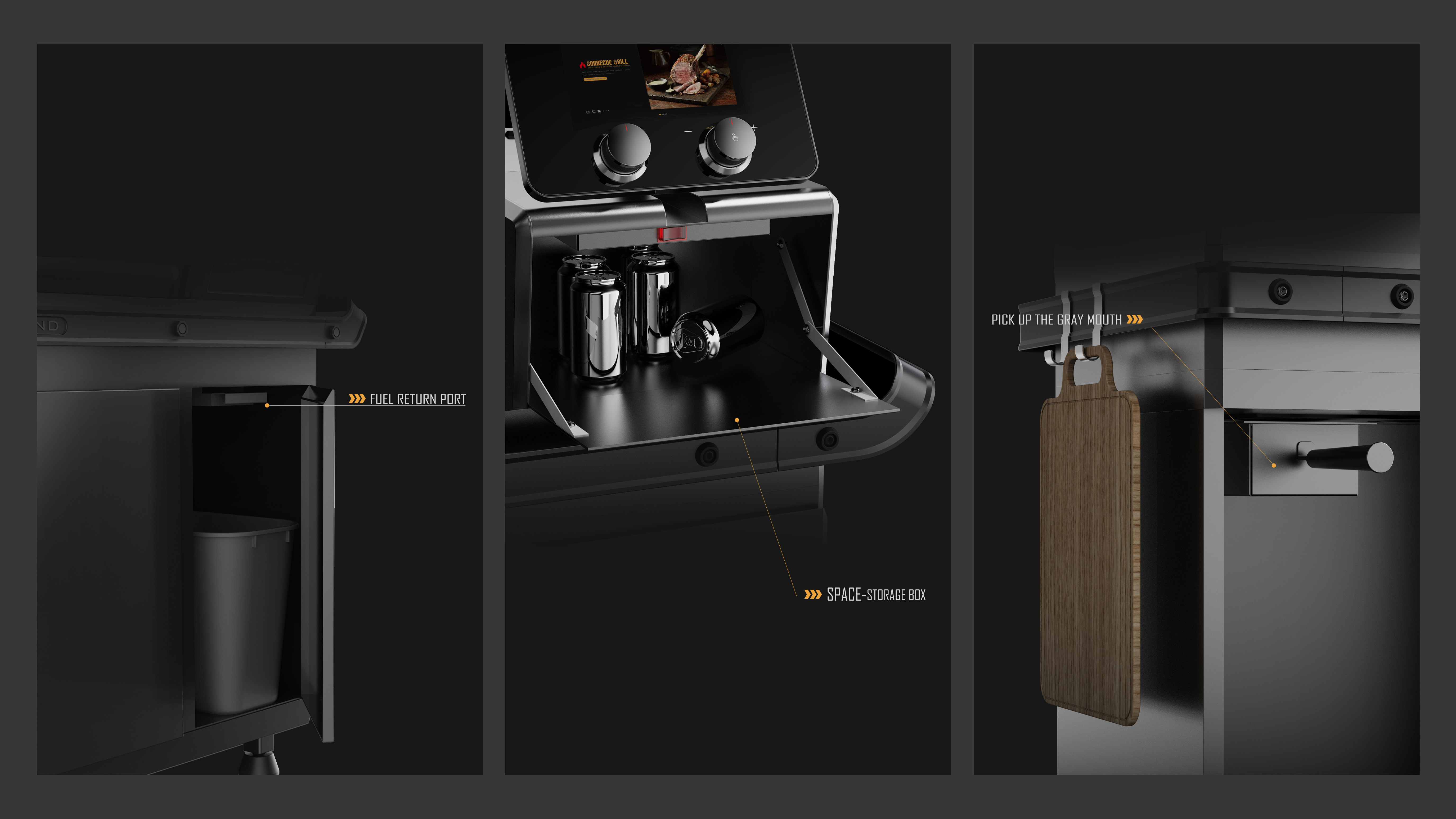 outdoors，household electrical appliances，barbecue，ui，interactive，