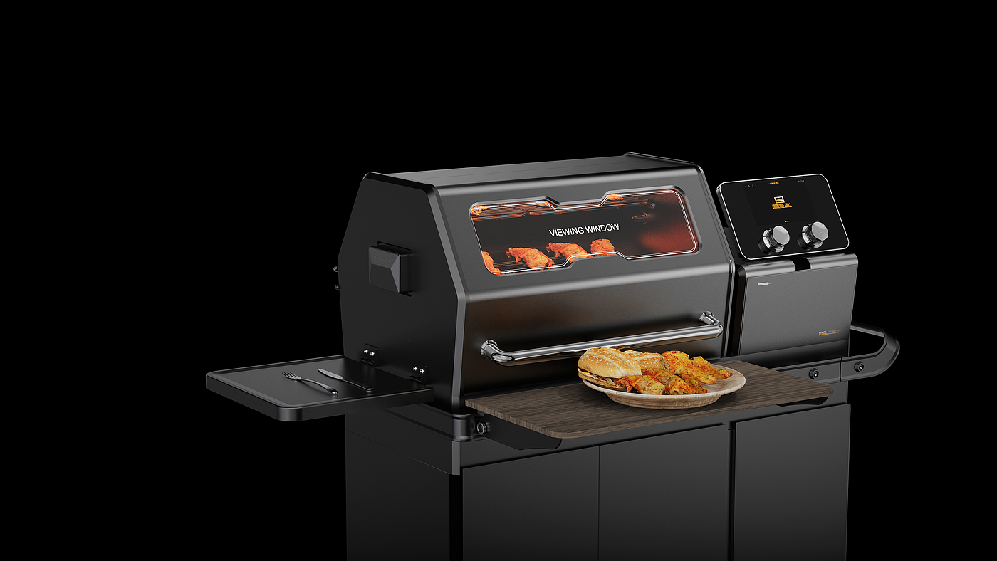 outdoors，household electrical appliances，barbecue，ui，interactive，