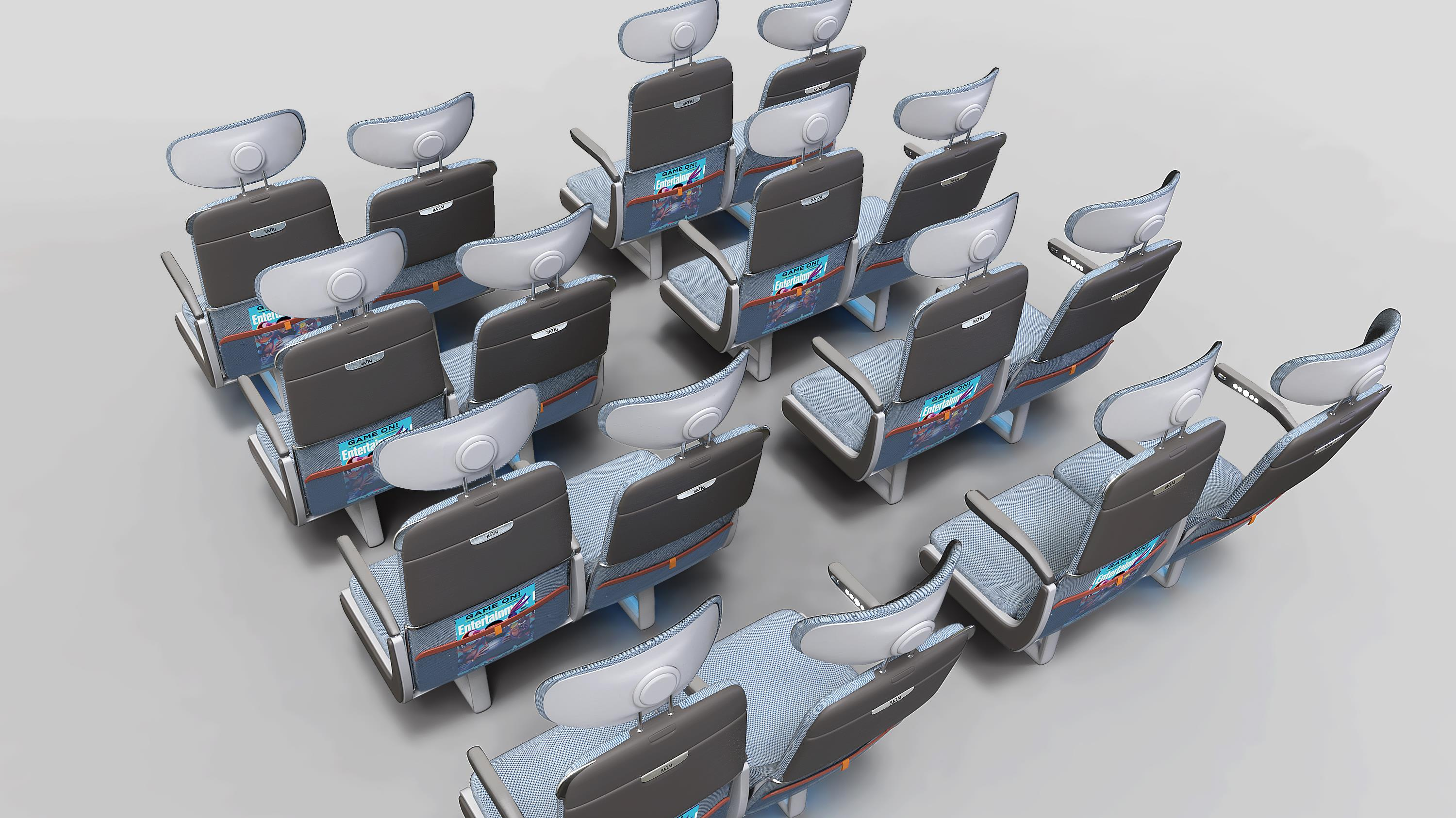 high-speed rail，Seat design，
