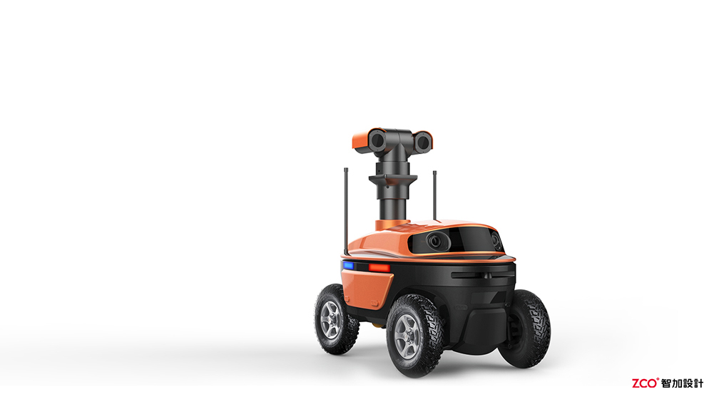 robot，Zhijia design，Outdoor Patrol，high emerging，