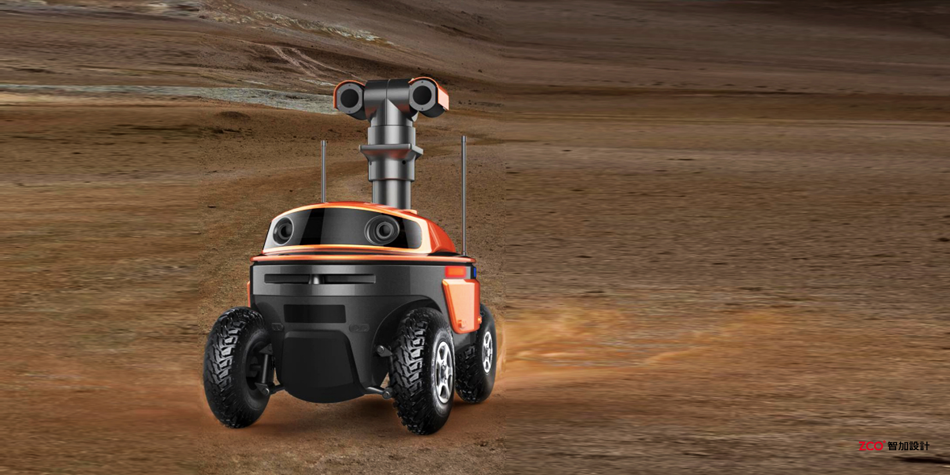 robot，Zhijia design，Outdoor Patrol，high emerging，