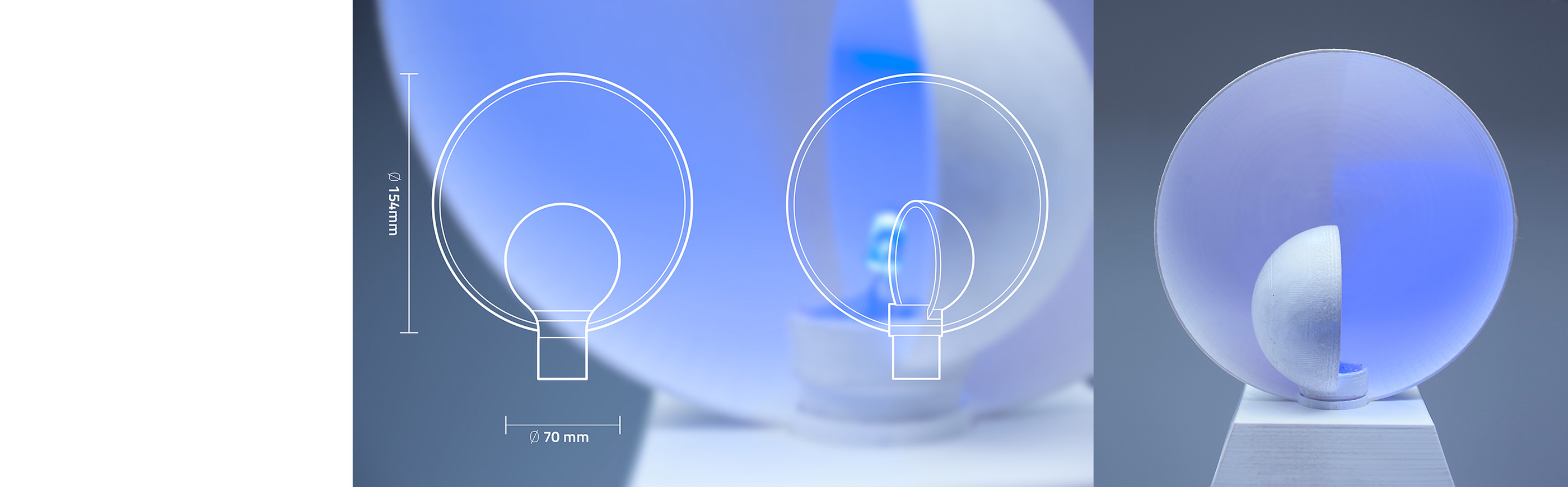 Bluemoon，Desk lamp，Simplicity，