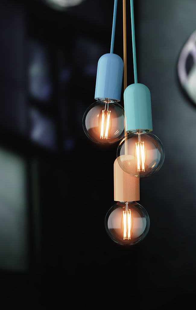 lamps and lanterns，Keyshot rendering，