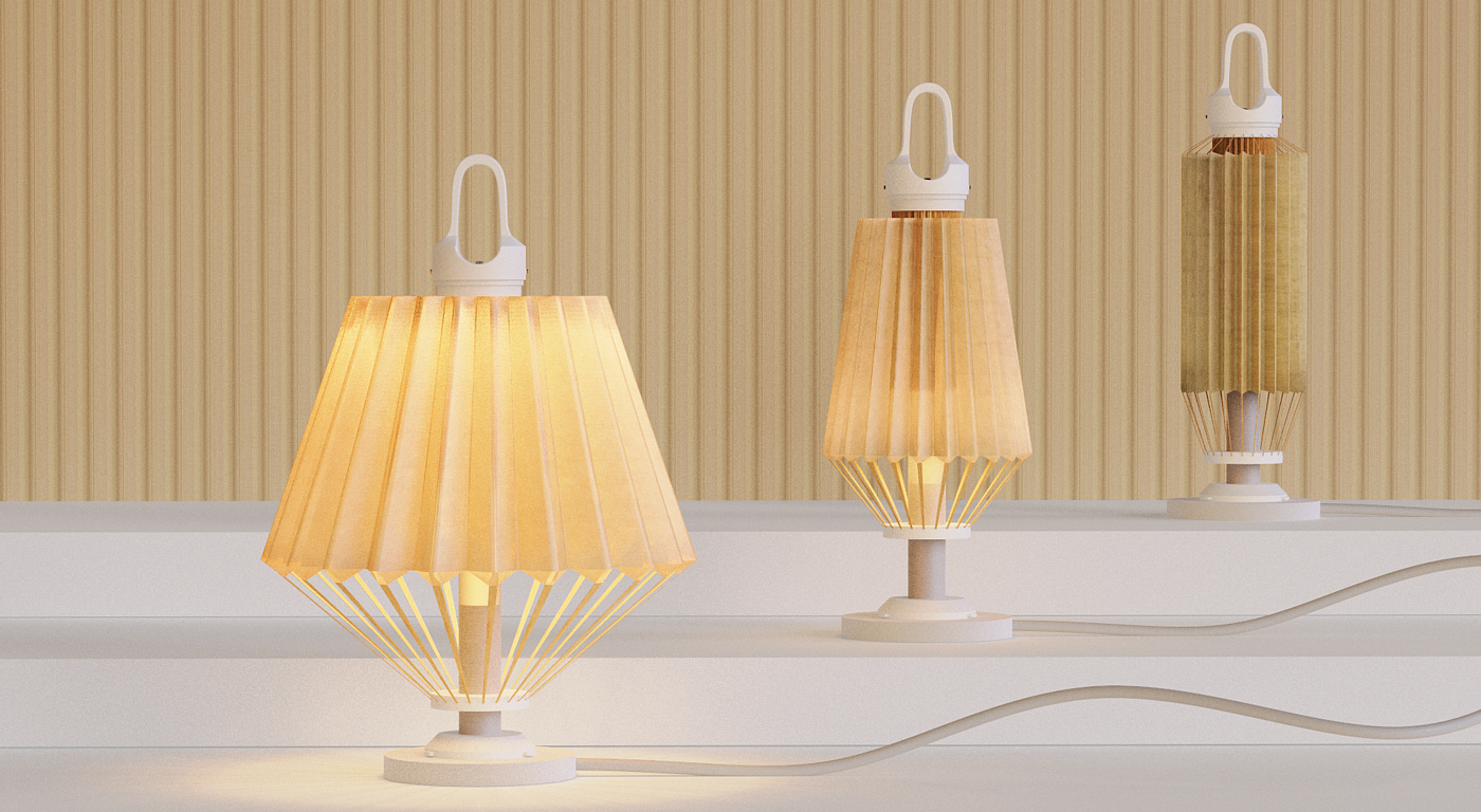 lamps and lanterns，Keyshot rendering，