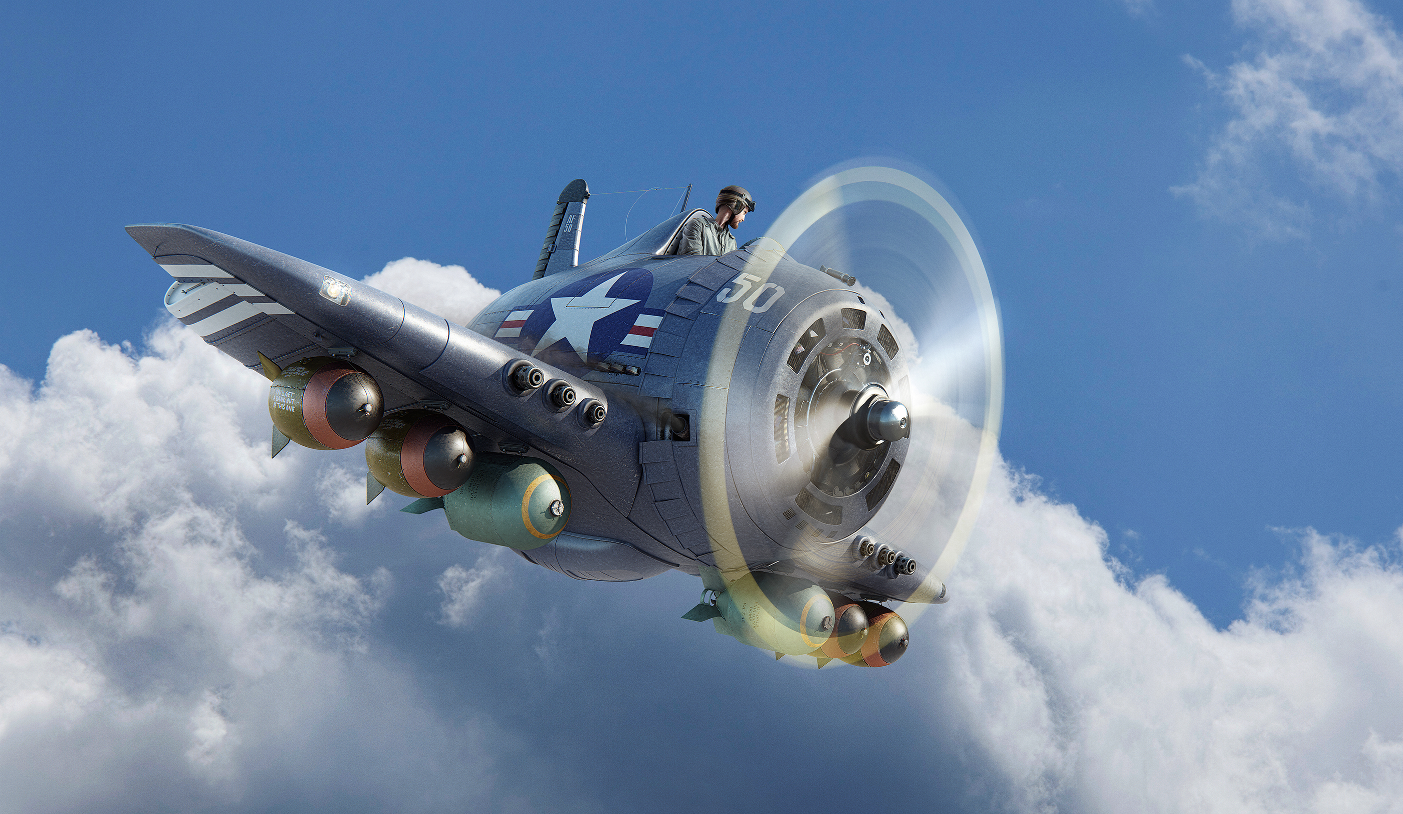 fighter，Automatic design，3D production，