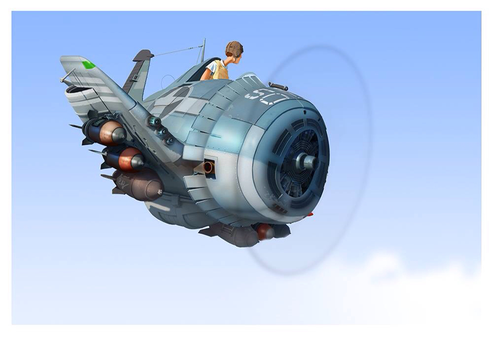 fighter，Automatic design，3D production，