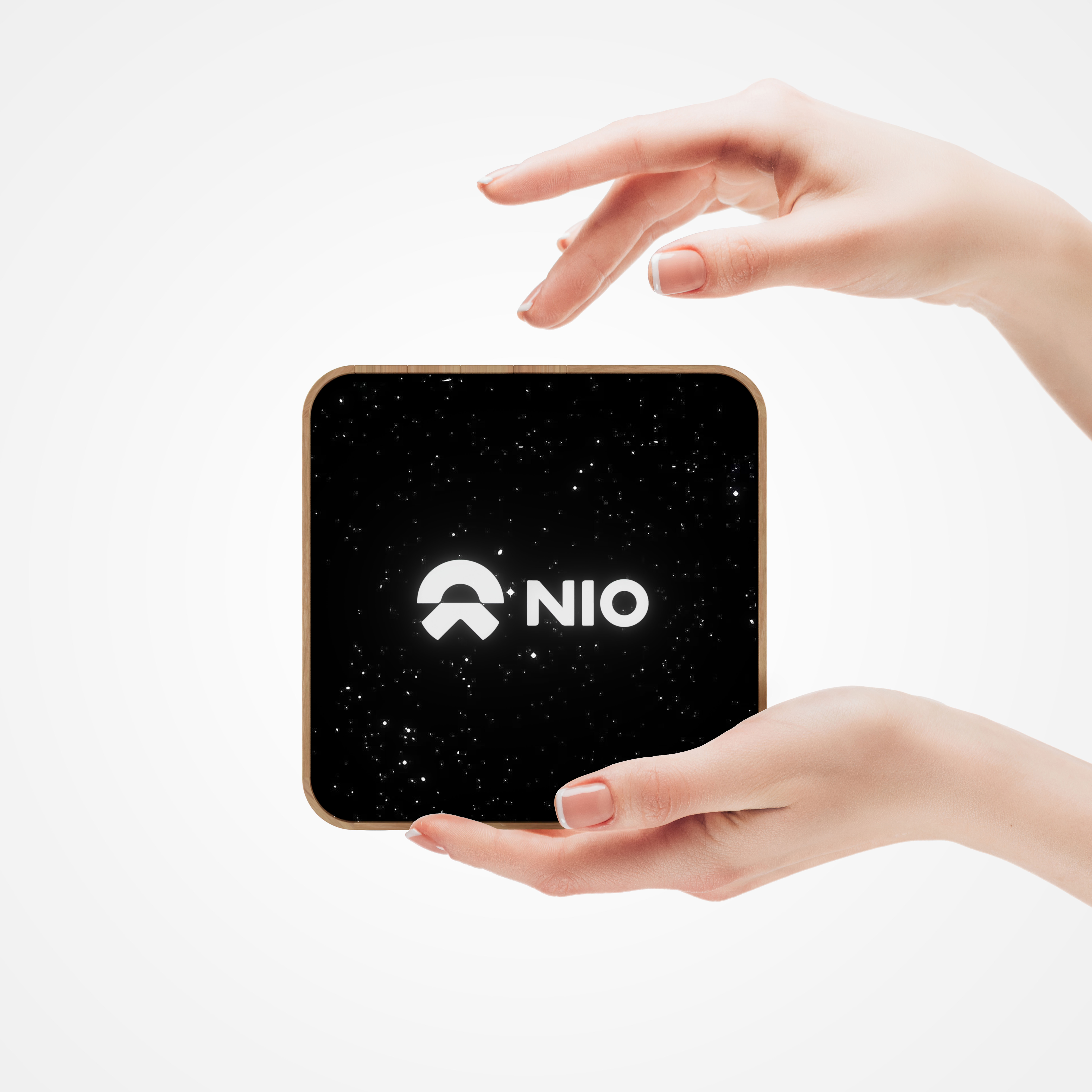 Intelligent speaker，Wei Lai，grain，Rounded Rectangle，product design，3C products，Product Poster，BLENDER，