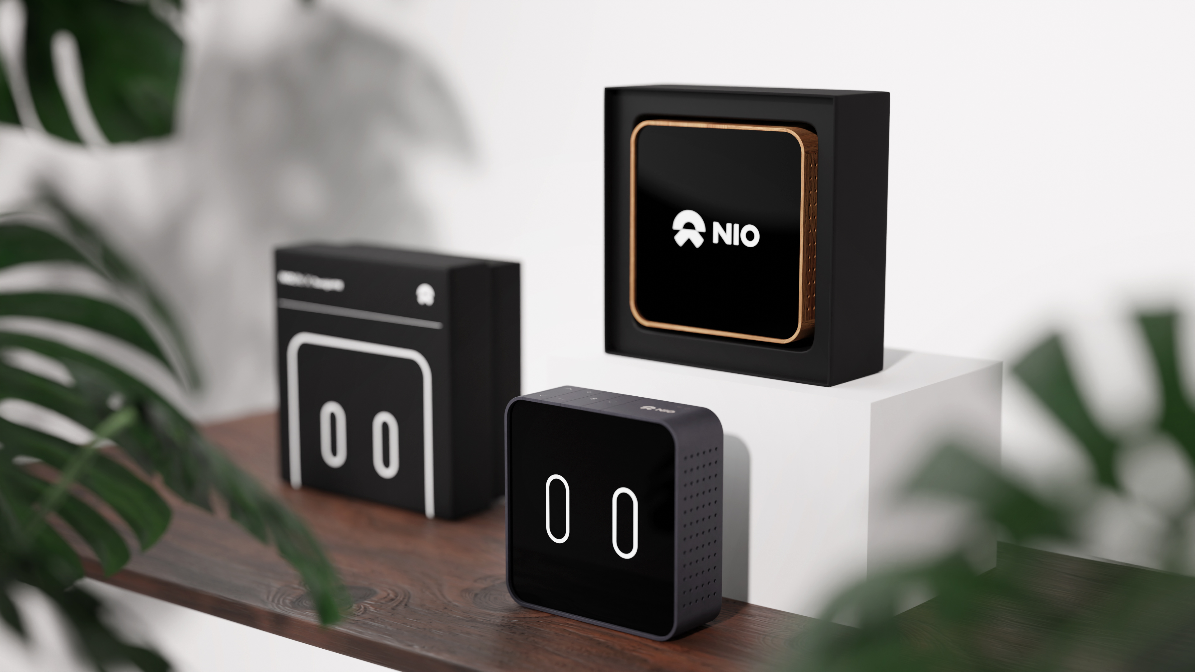 Intelligent speaker，Wei Lai，grain，Rounded Rectangle，product design，3C products，Product Poster，BLENDER，