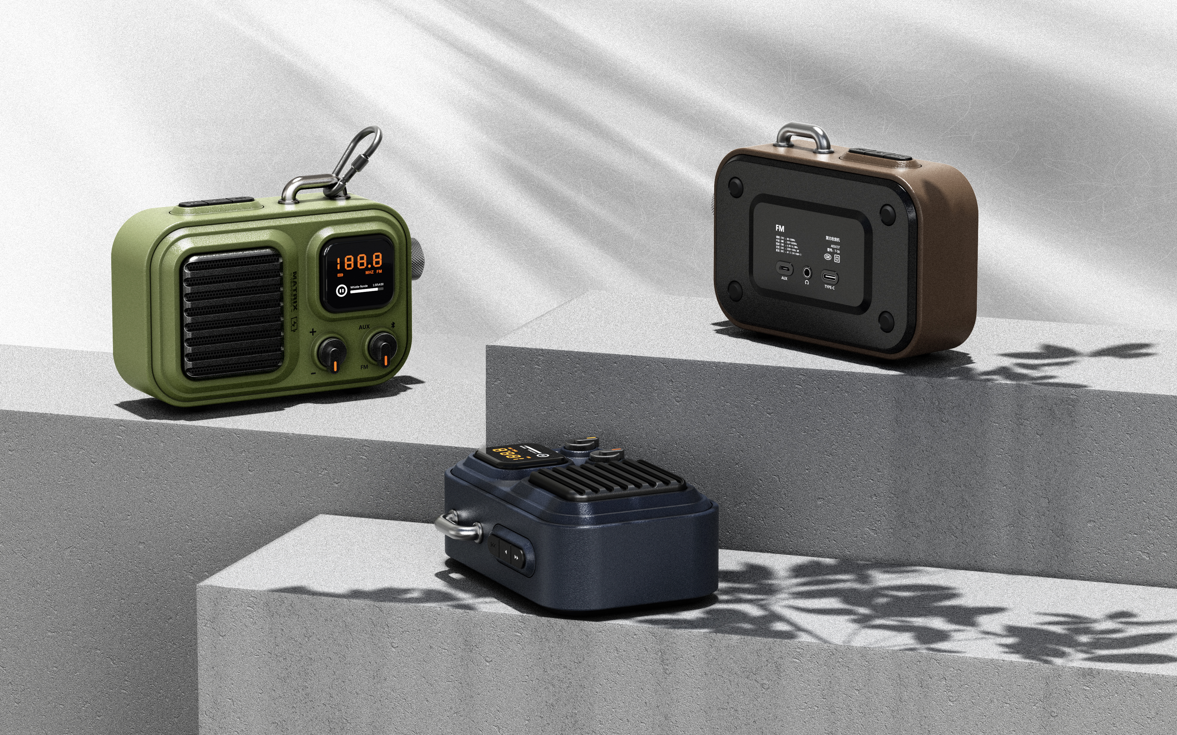 Retro，outdoors，radio，Bluetooth audio，