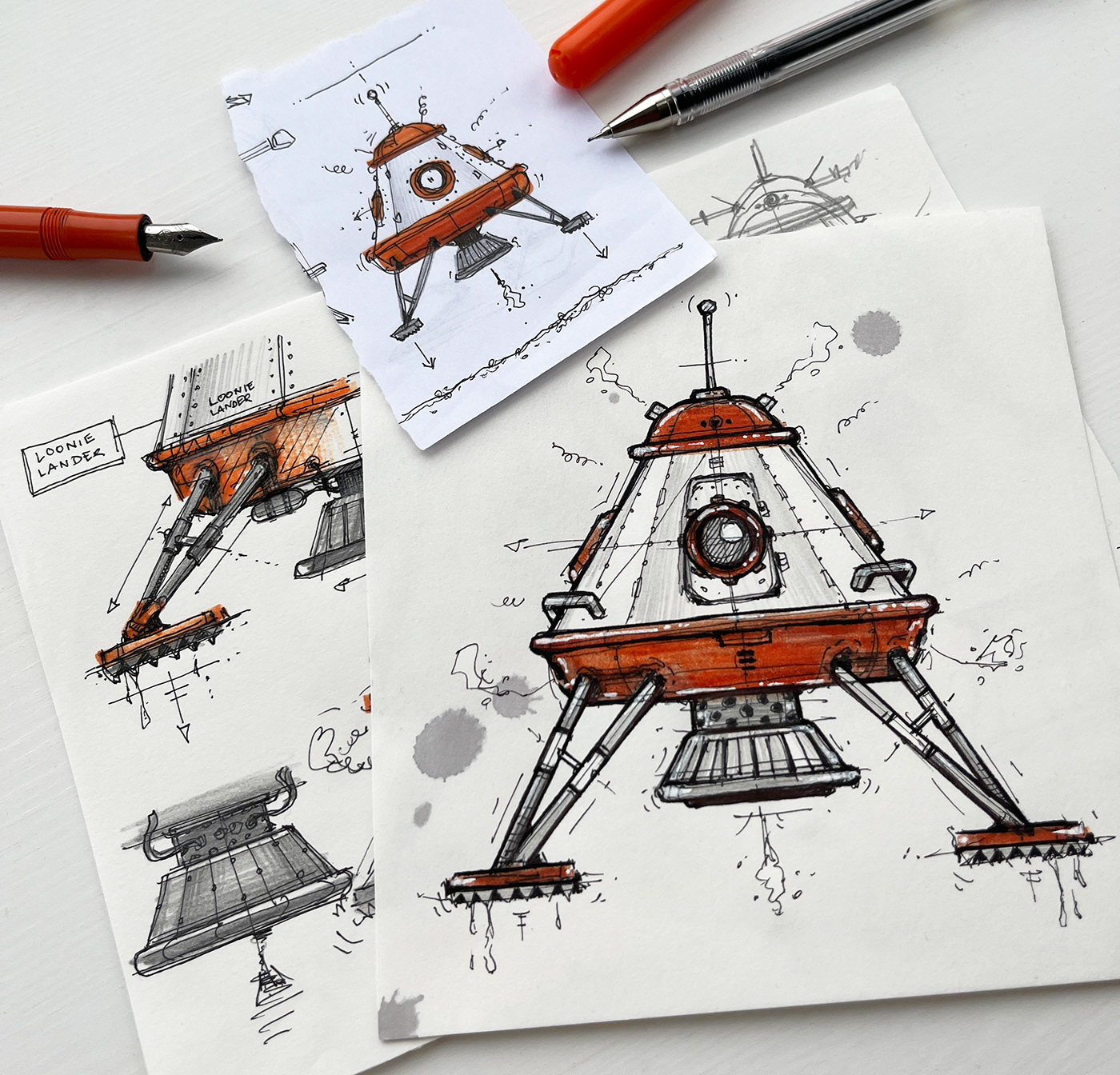 Hand drawn，sketch，industrial design，mapping，