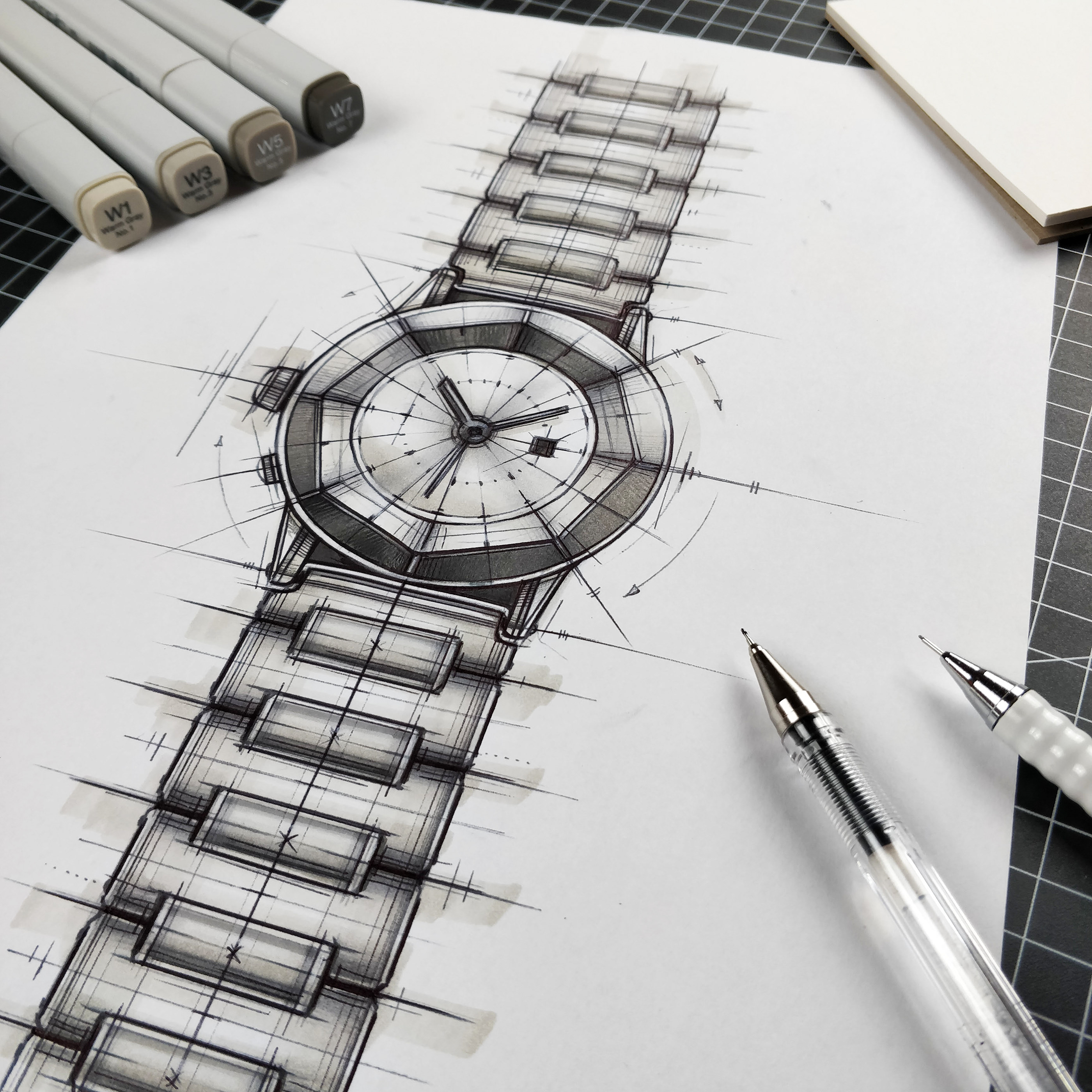 Hand drawn，sketch，industrial design，mapping，