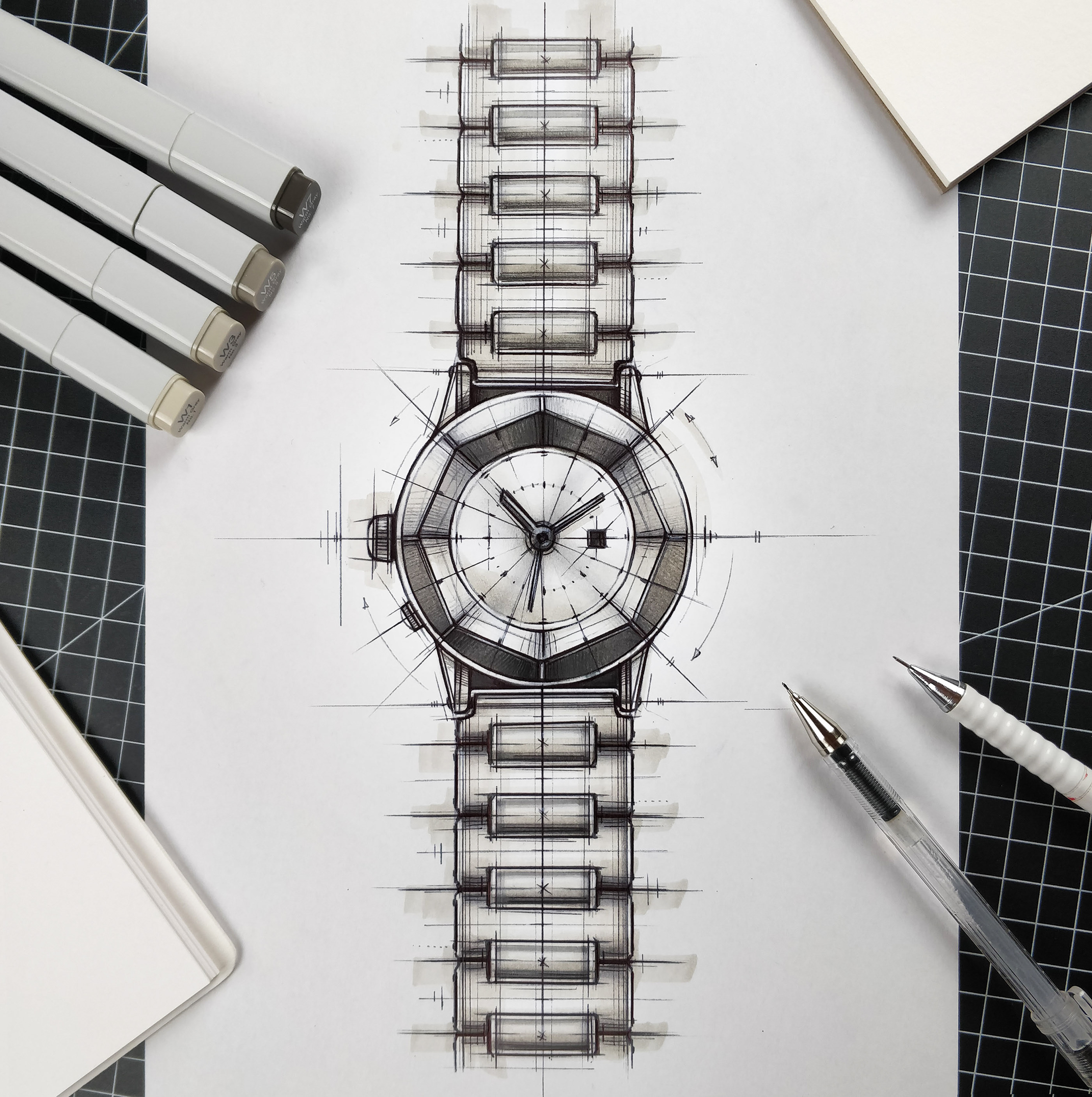 Hand drawn，sketch，industrial design，mapping，