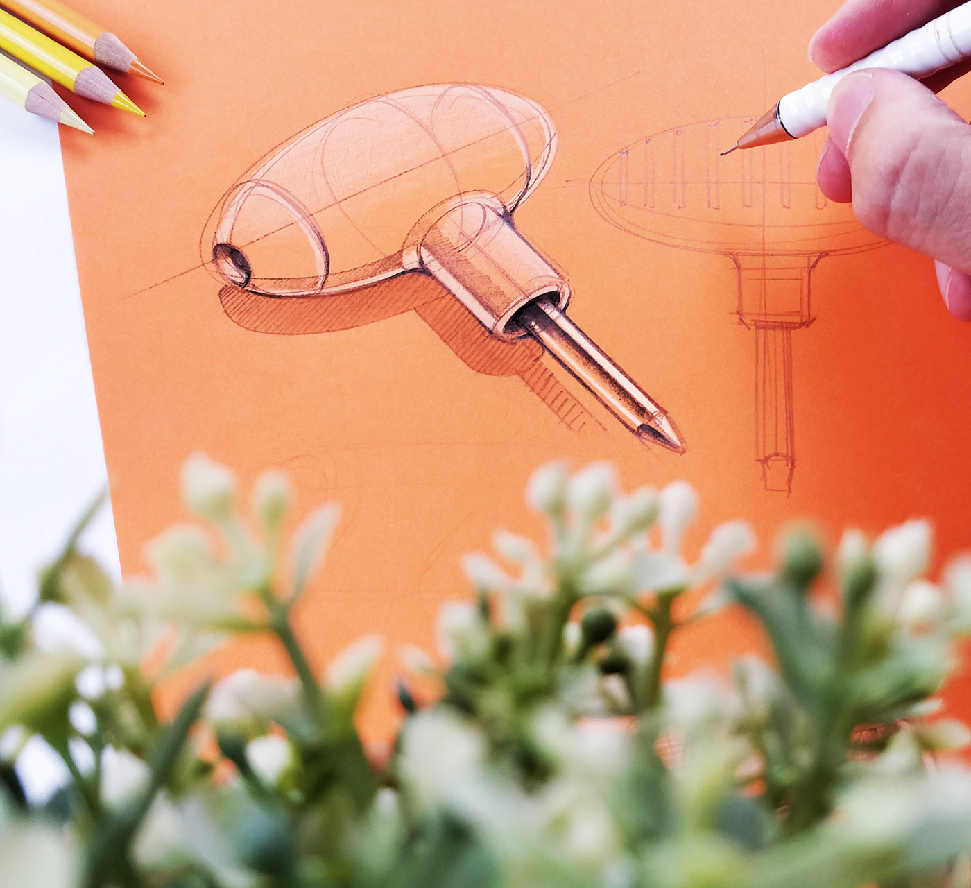 Hand drawn，sketch，industrial design，mapping，