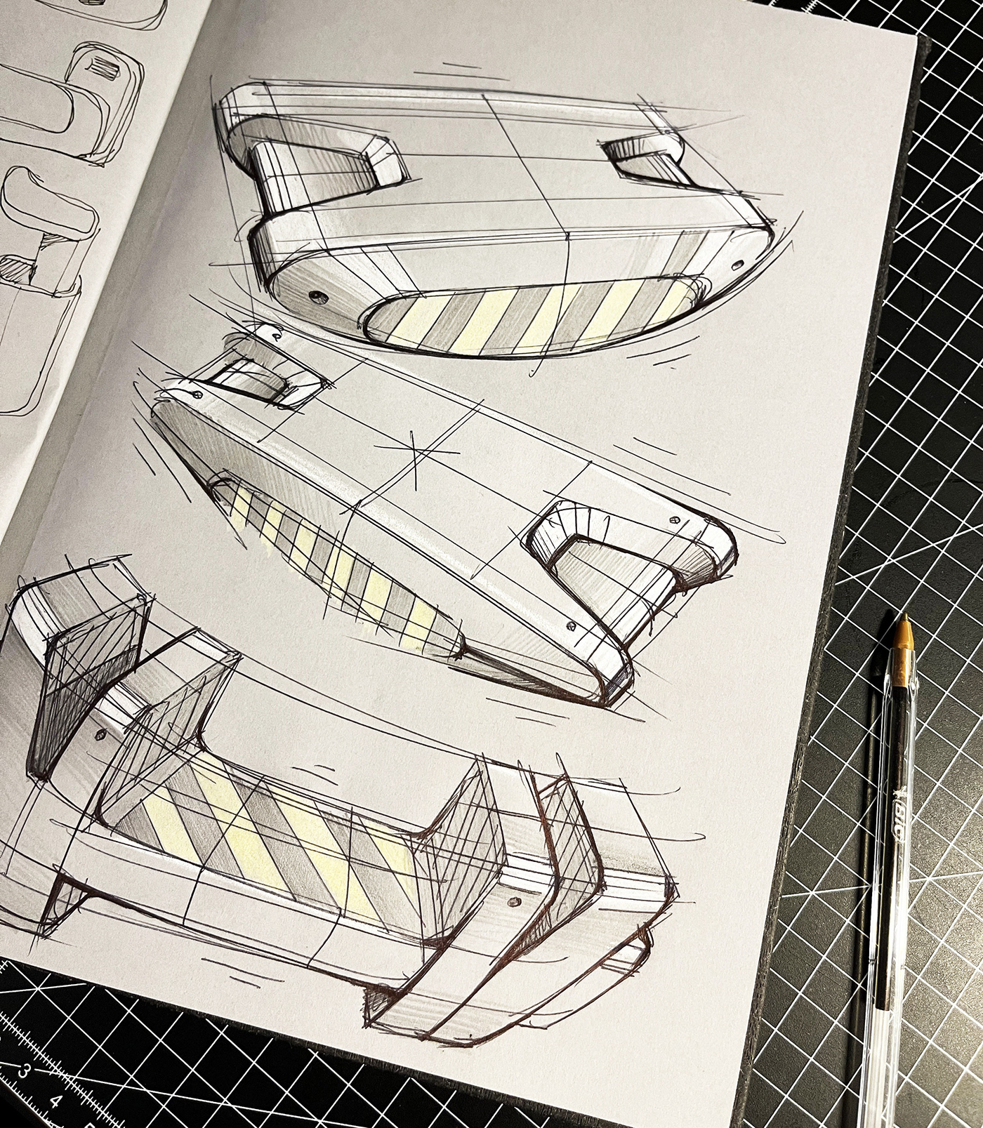 Hand drawn，sketch，industrial design，mapping，