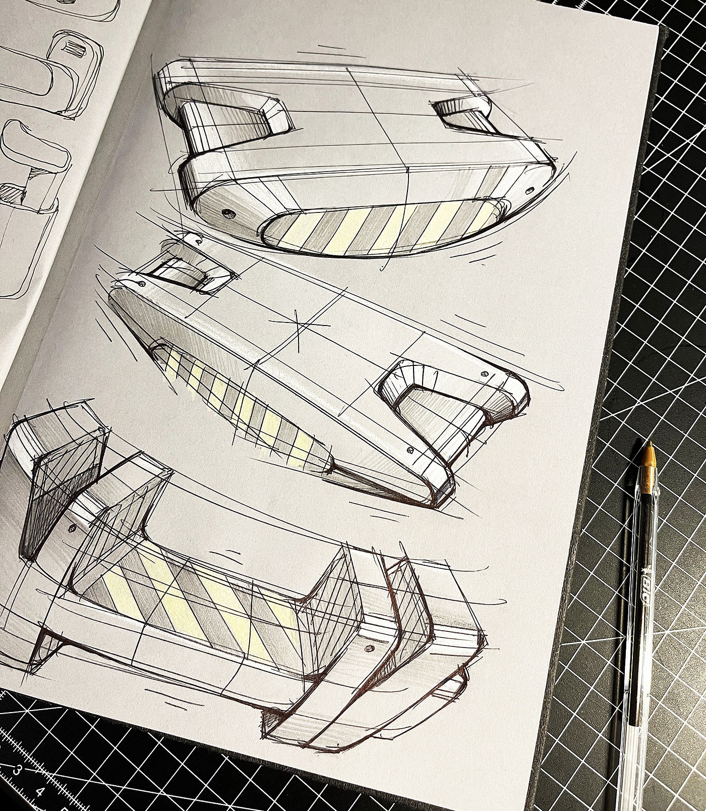 Hand drawn，sketch，industrial design，mapping，