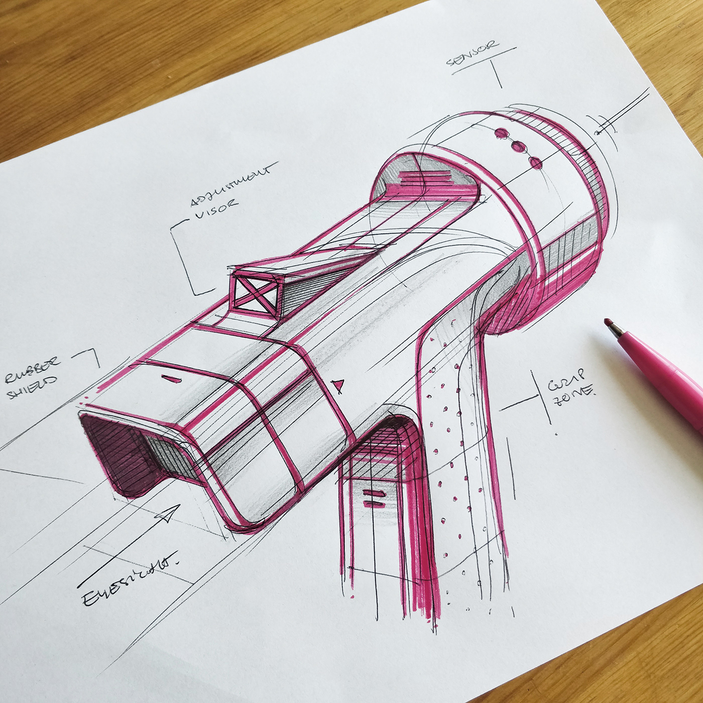 Hand drawn，sketch，industrial design，mapping，