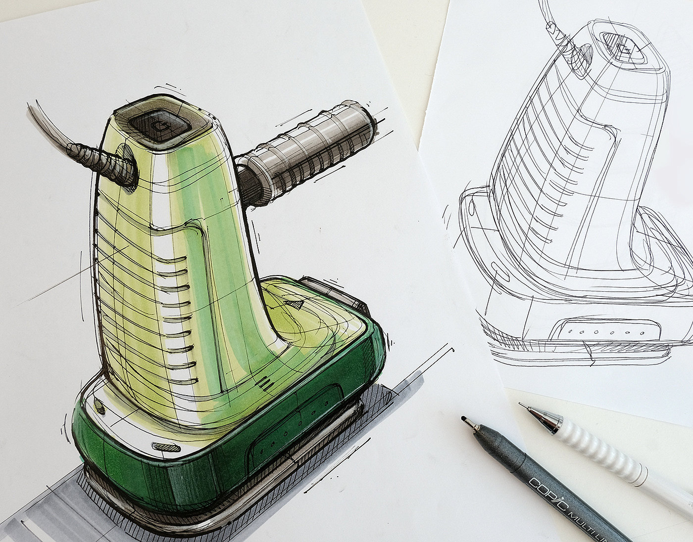 Hand drawn，sketch，industrial design，mapping，