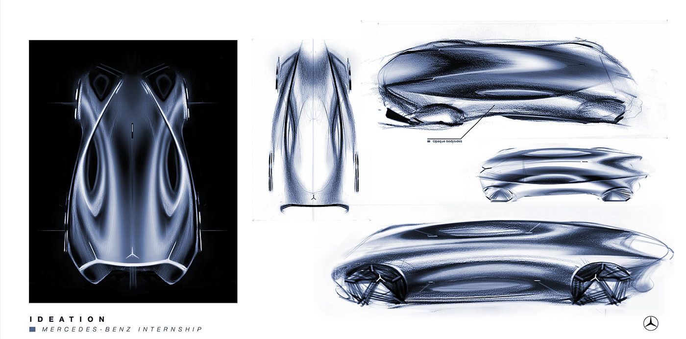 Mercedes Benz，automobile，Hands will.，Hand drawn，Mercedes Benz，