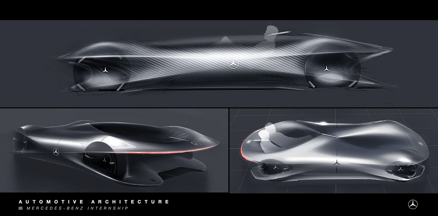 Mercedes Benz，automobile，Hands will.，Hand drawn，Mercedes Benz，