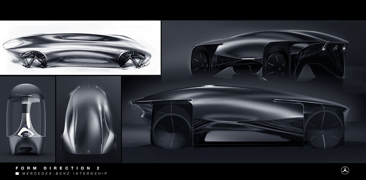 Mercedes Benz，automobile，Hands will.，Hand drawn，Mercedes Benz，