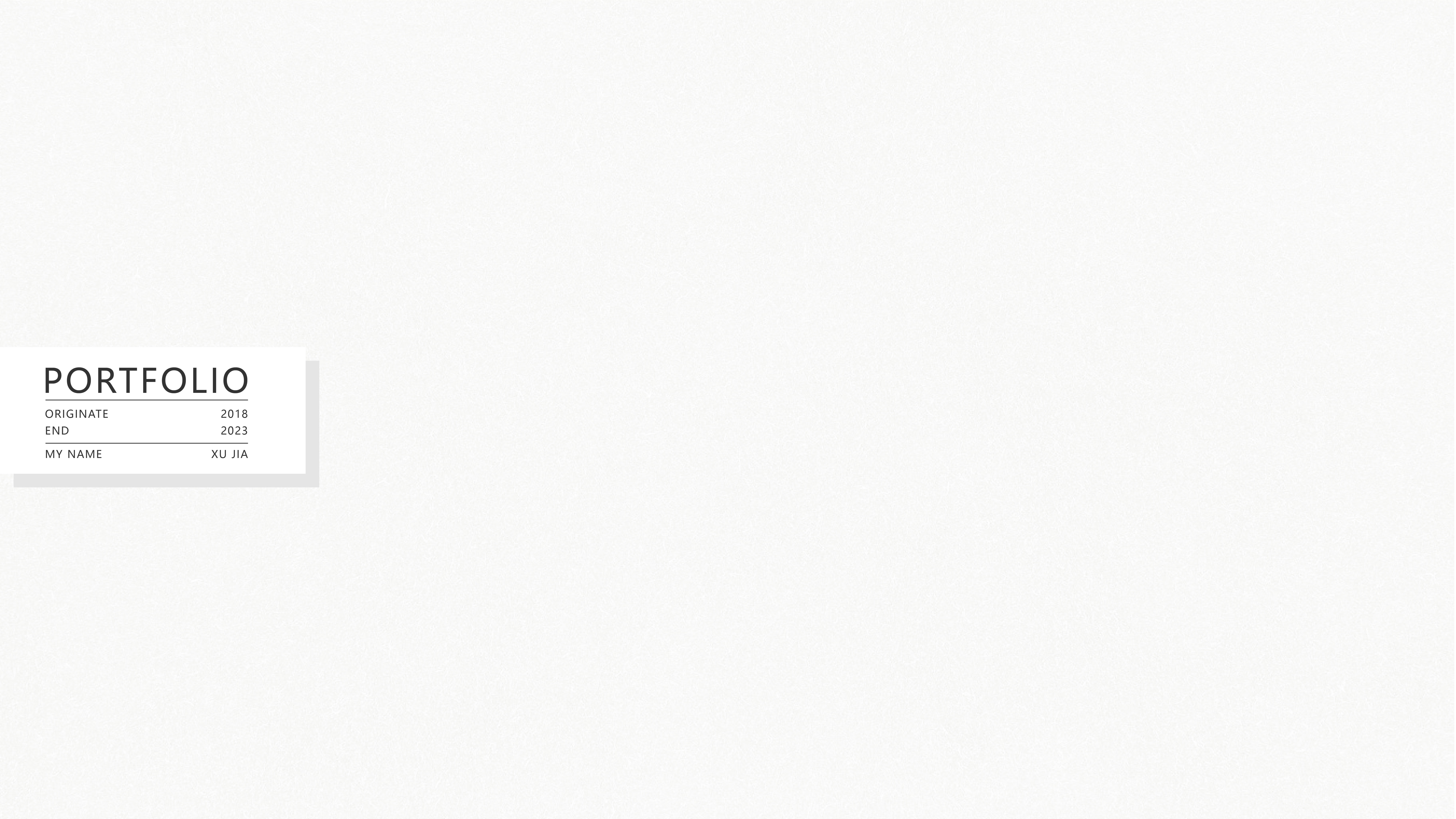 industrial design; portfolio，