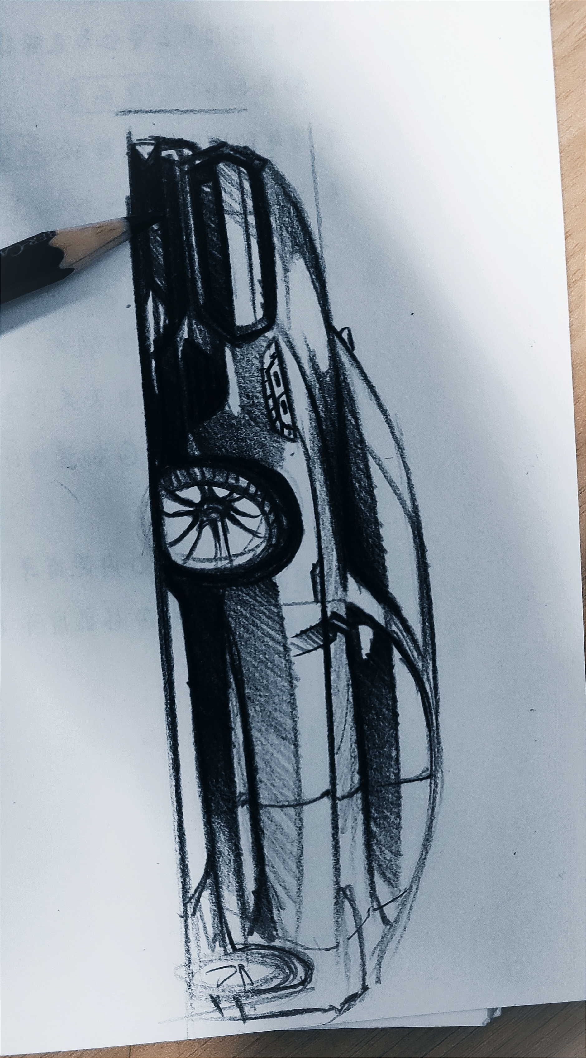 Hand drawn，automobile，