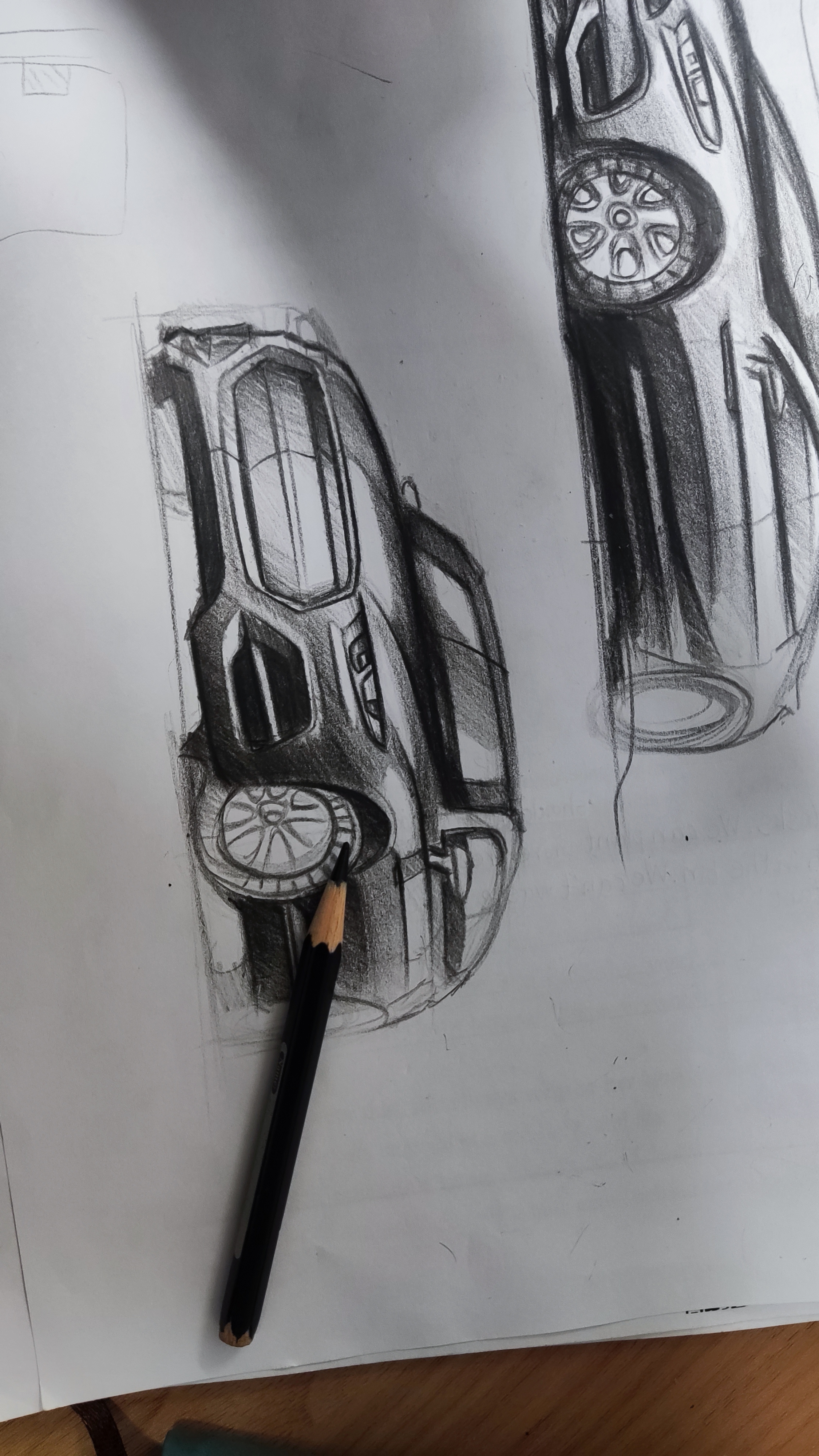 Hand drawn，automobile，