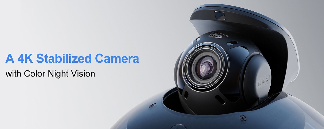 4K相机，面部识别，机器人，EBO X，