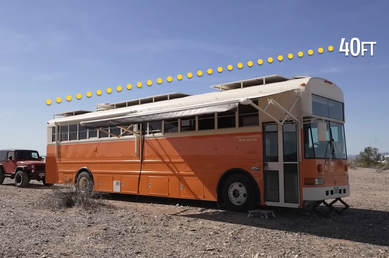 skoolie，Touring car，bedroom，kitchen，