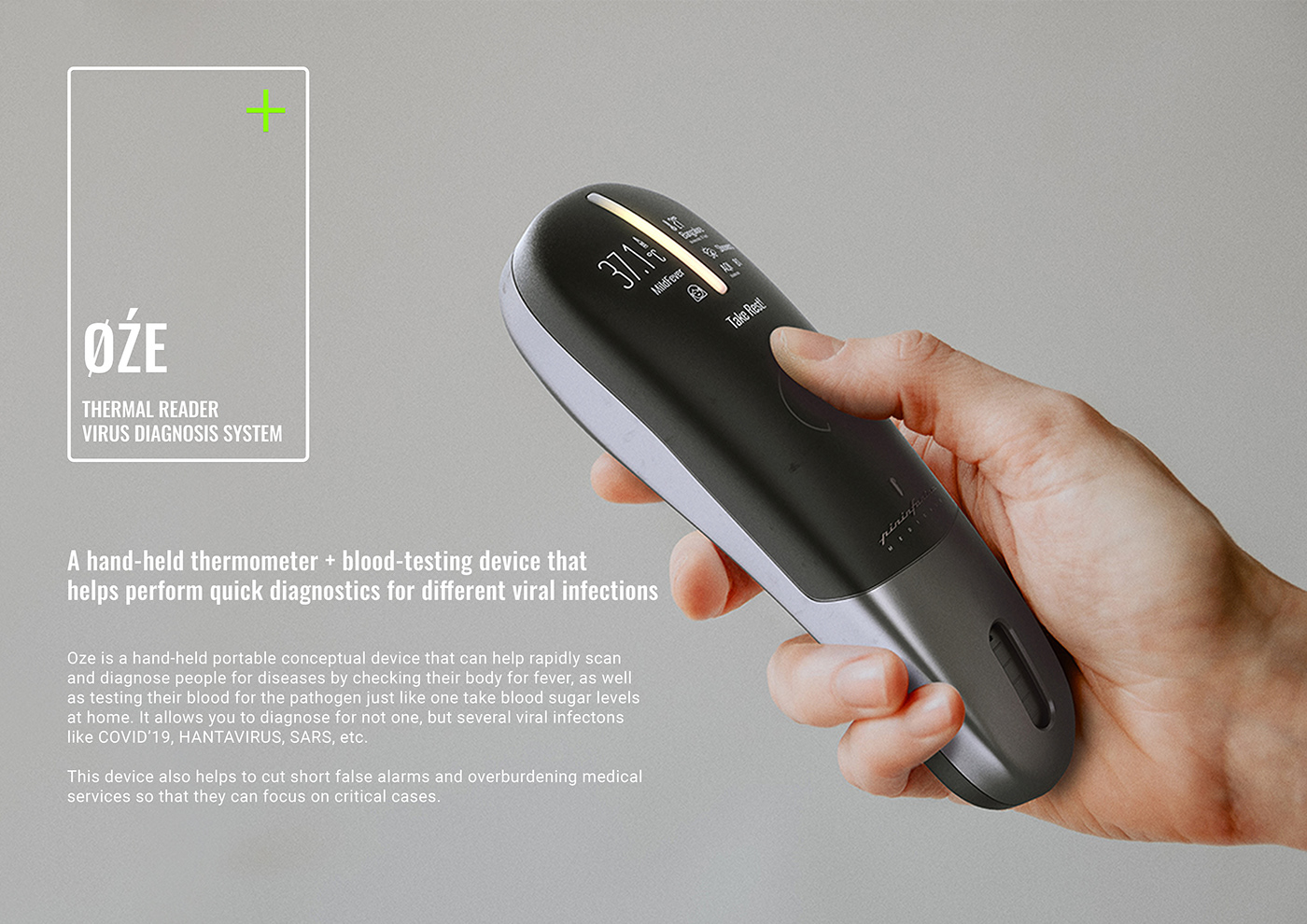 OZE，thermometer，testing，blood，