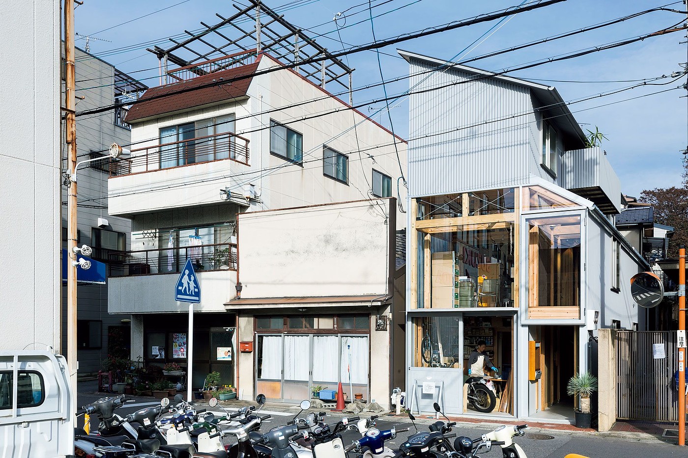 Architectural design，Old house reconstruction，wooden ，Steel frame，