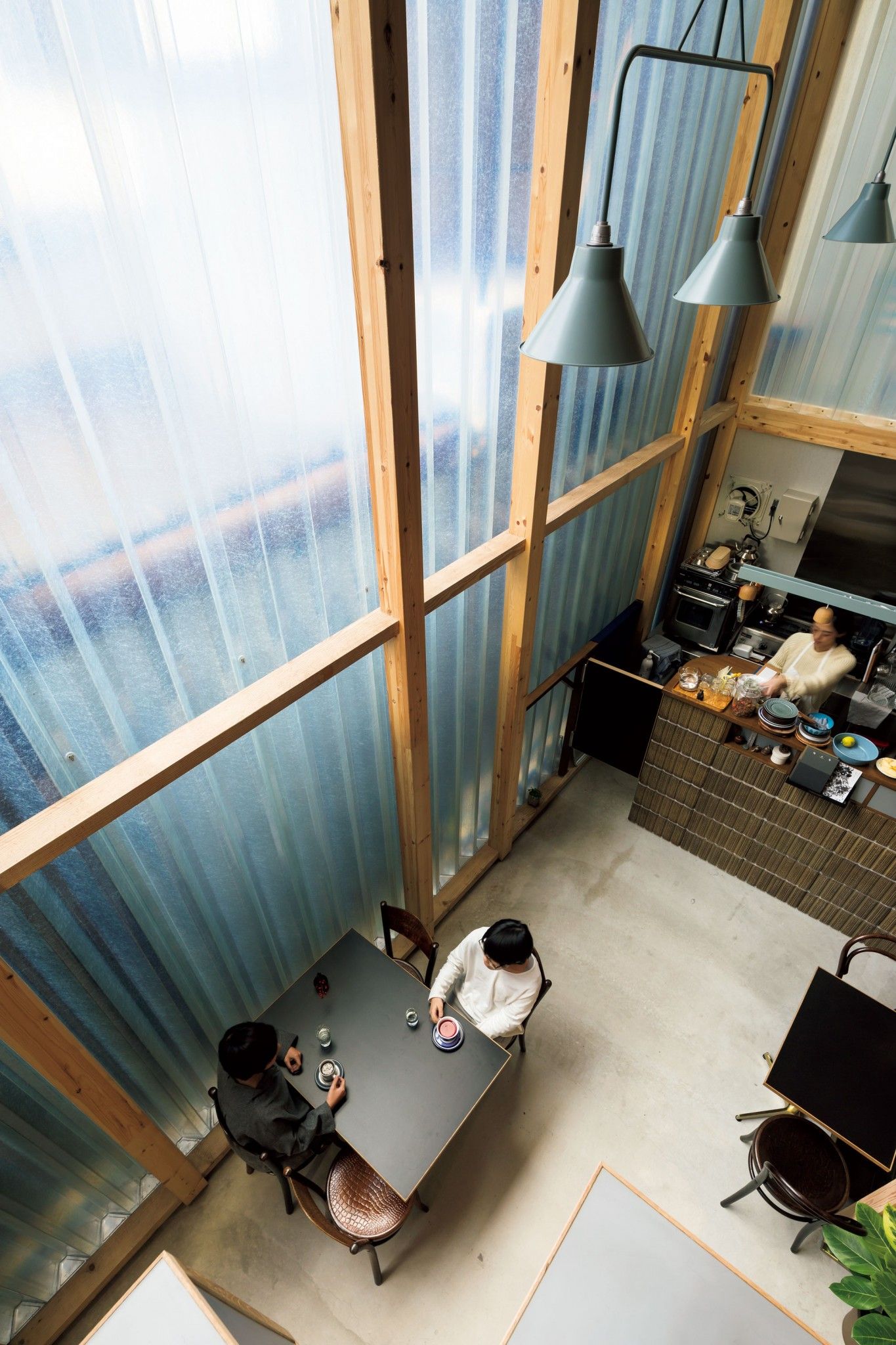 Architectural design，Old house reconstruction，wooden ，Steel frame，