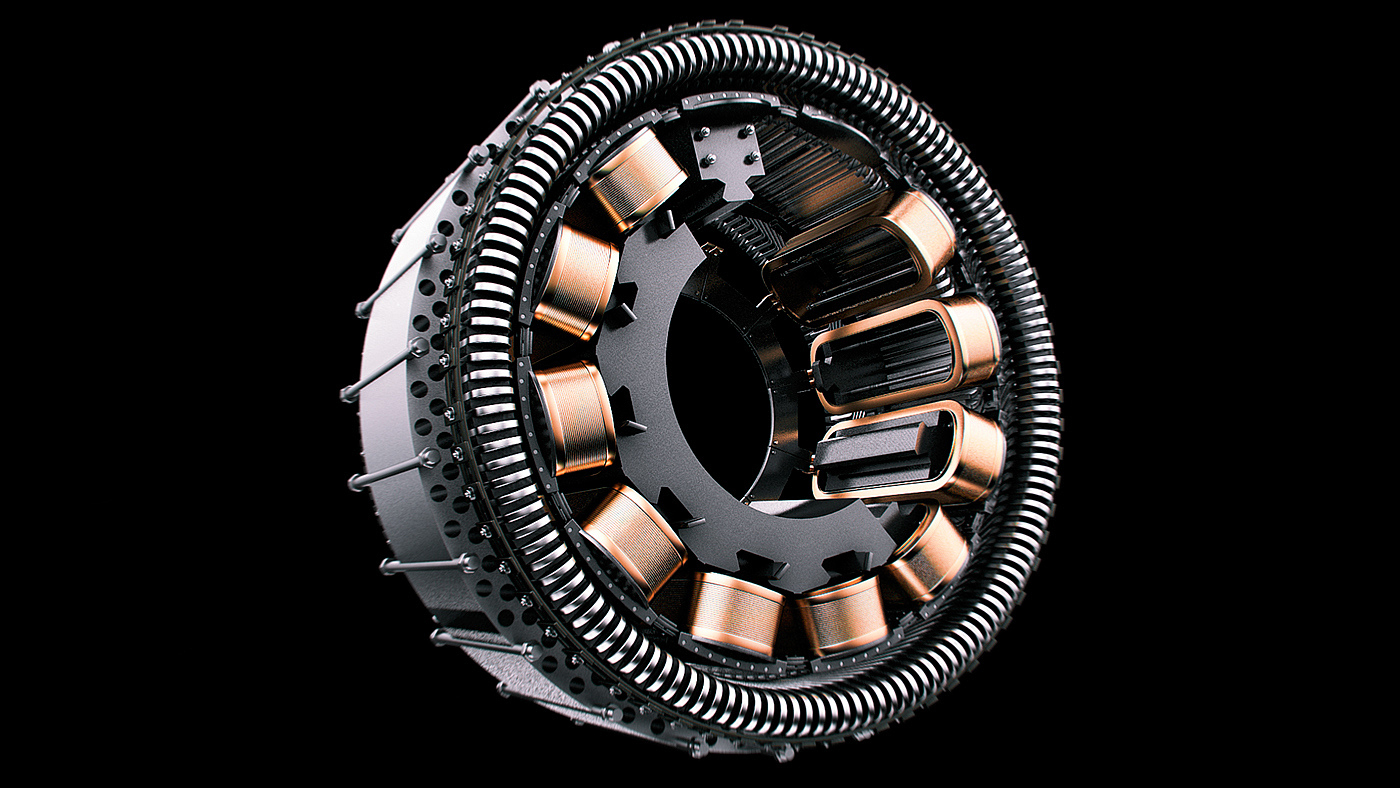 alternator，rotor，stator，magnetic induction，Cutting magnetic induction wire，electric，