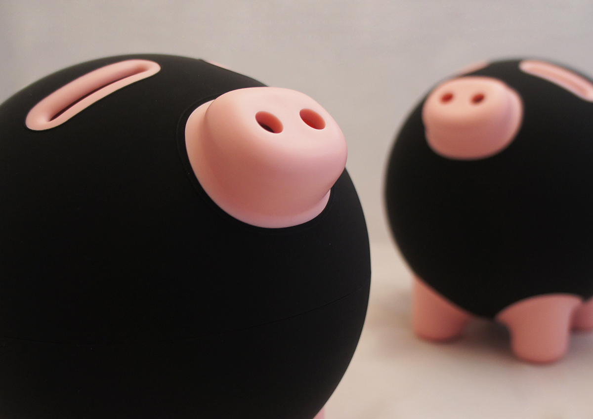 Piggy bank，Plastic，Color matching，