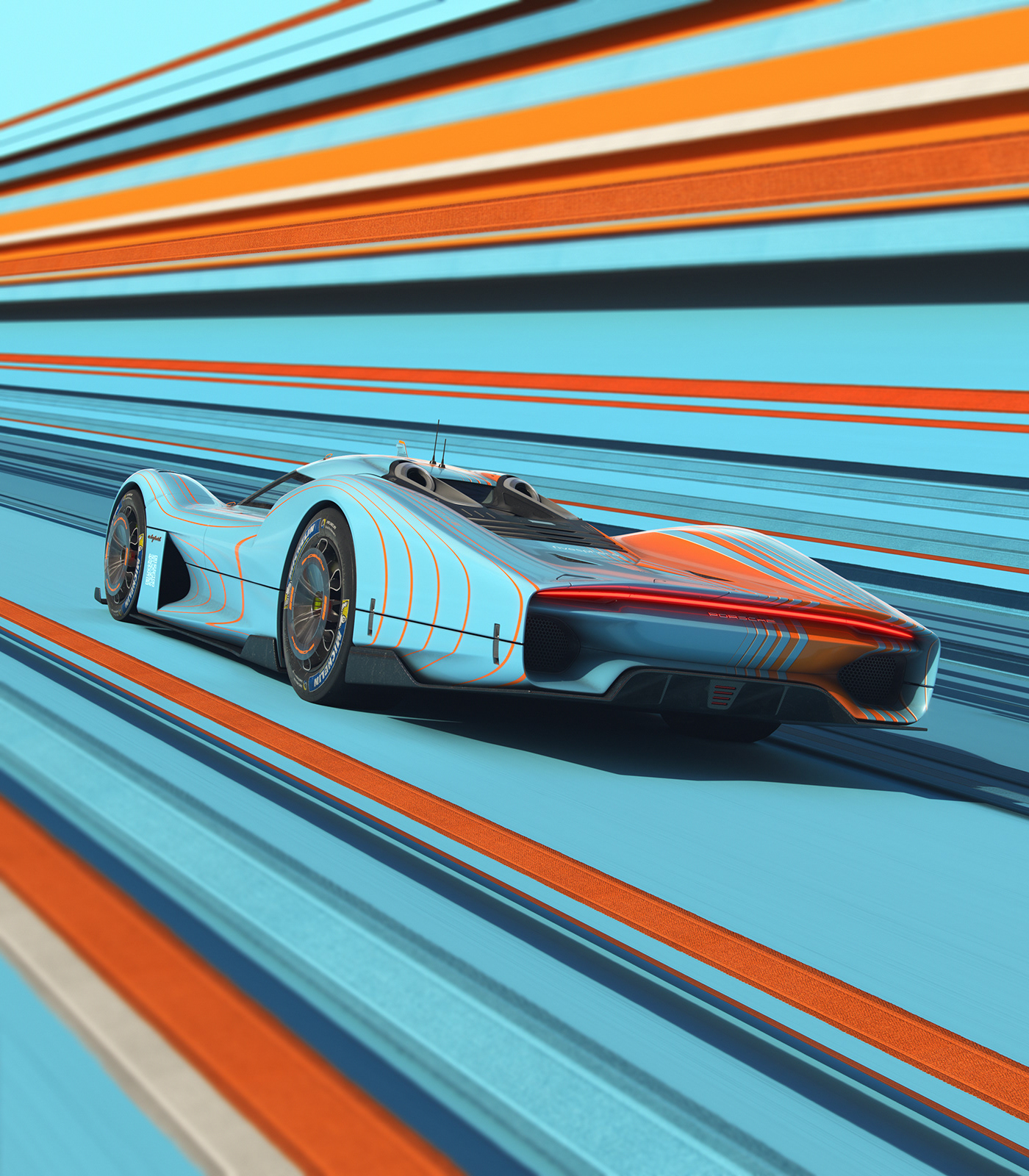 vehicle，automobile，Porsche Vision 908，Porsche，