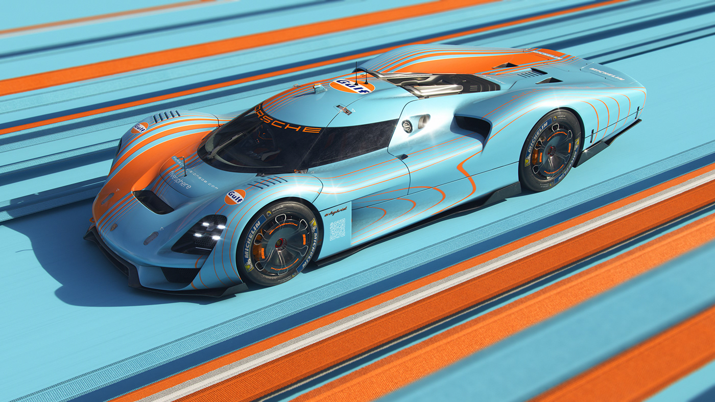 vehicle，automobile，Porsche Vision 908，Porsche，