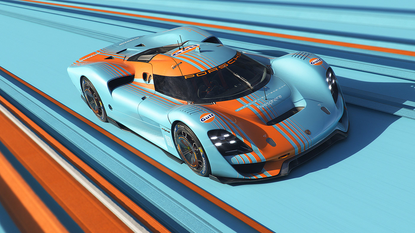 vehicle，automobile，Porsche Vision 908，Porsche，