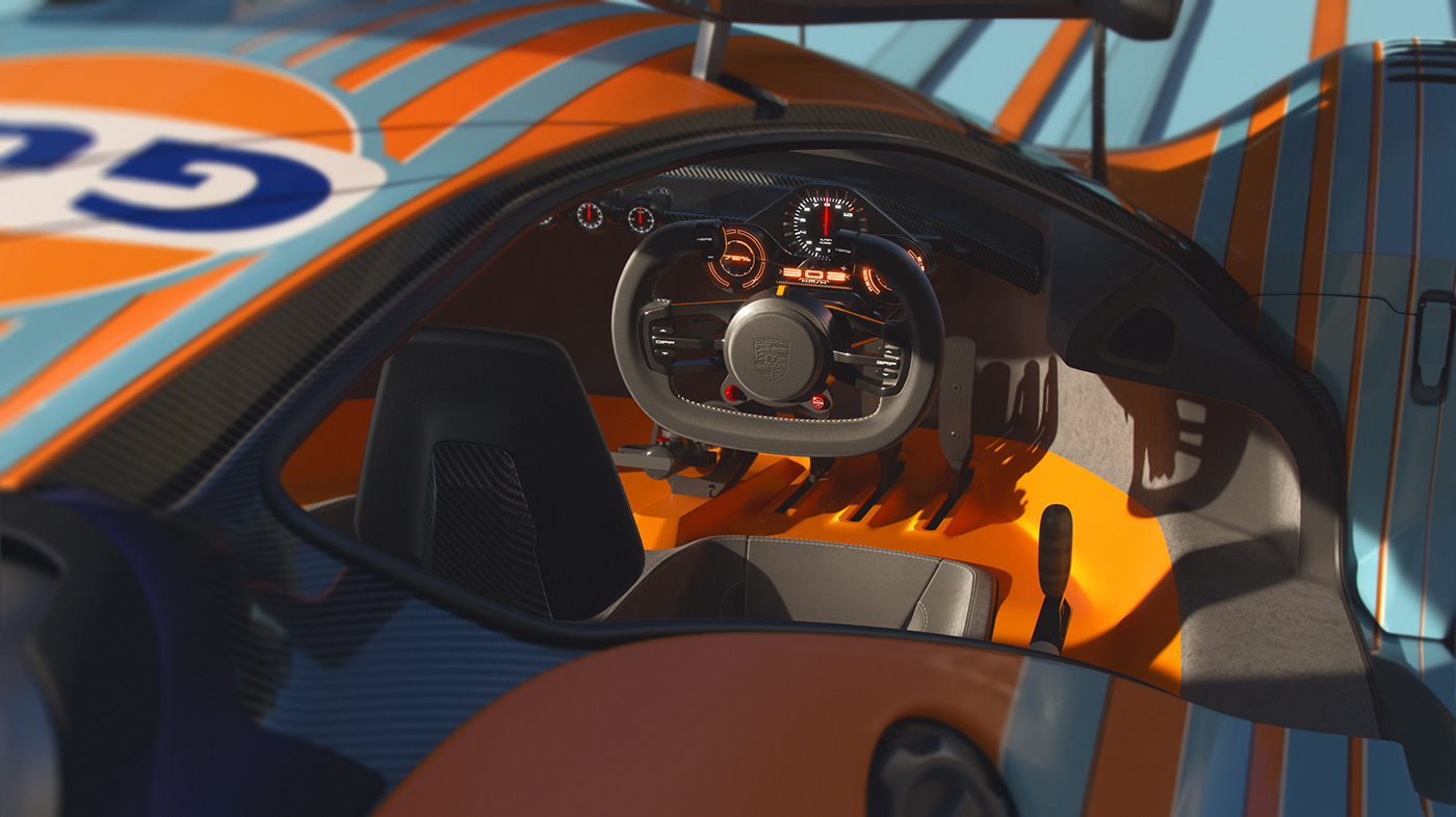 vehicle，automobile，Porsche Vision 908，Porsche，