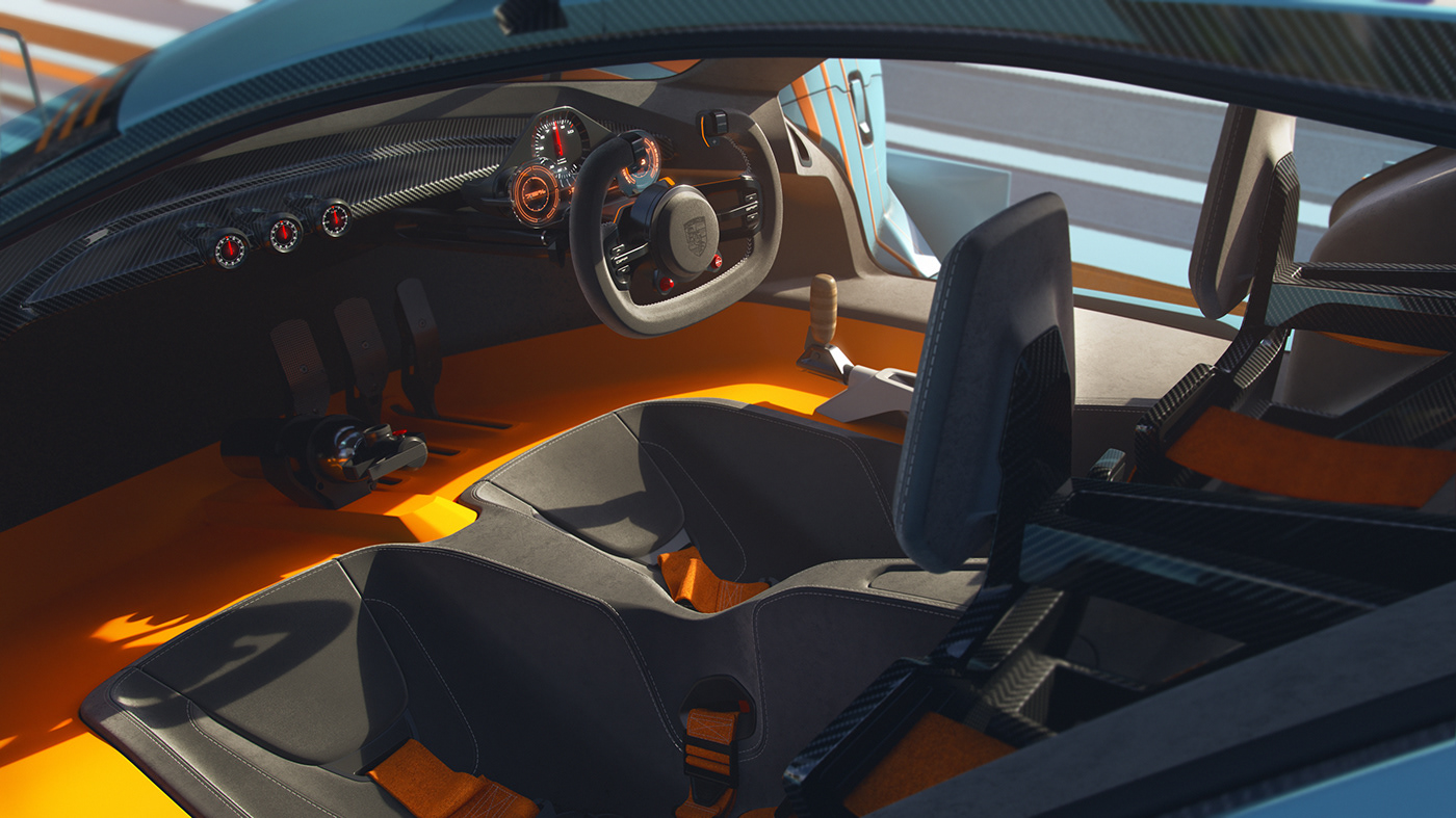 vehicle，automobile，Porsche Vision 908，Porsche，