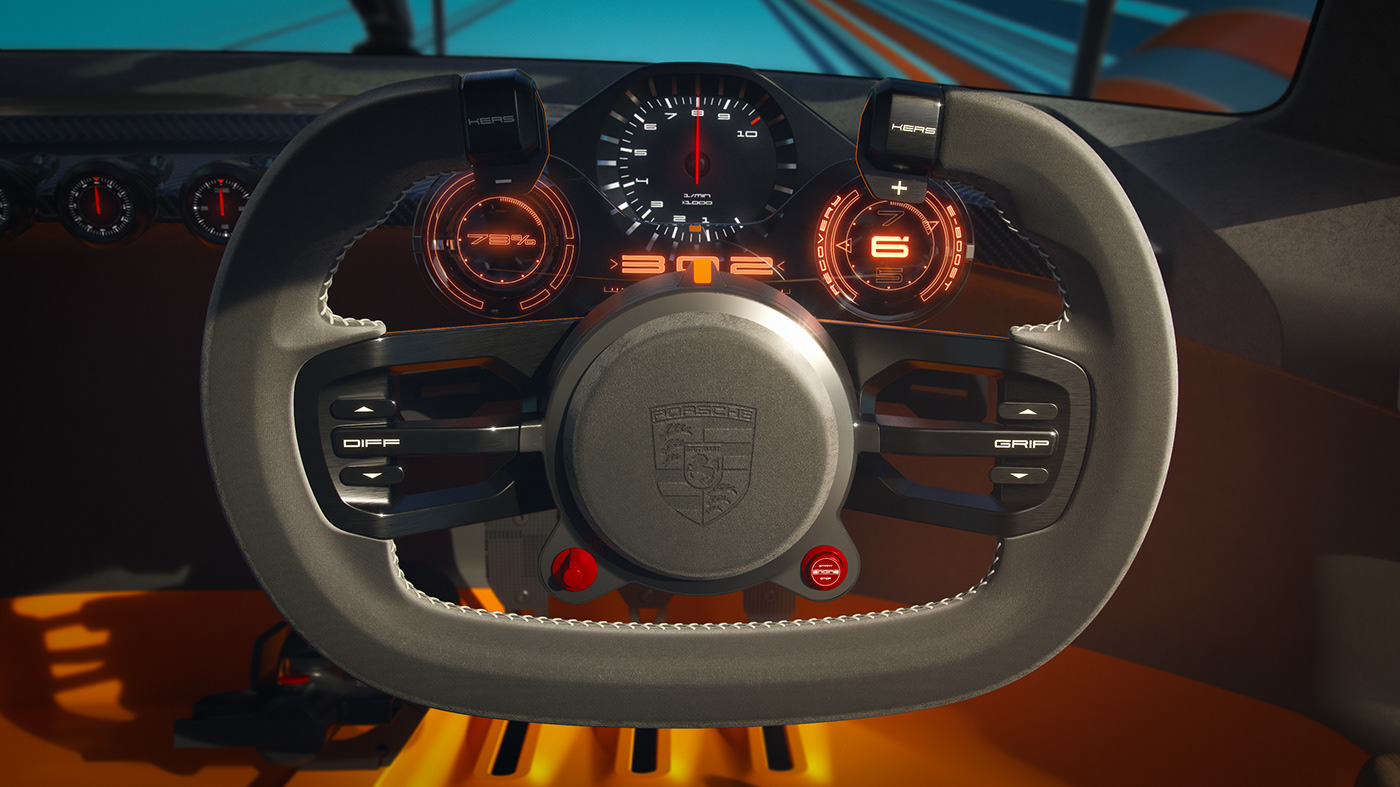 vehicle，automobile，Porsche Vision 908，Porsche，