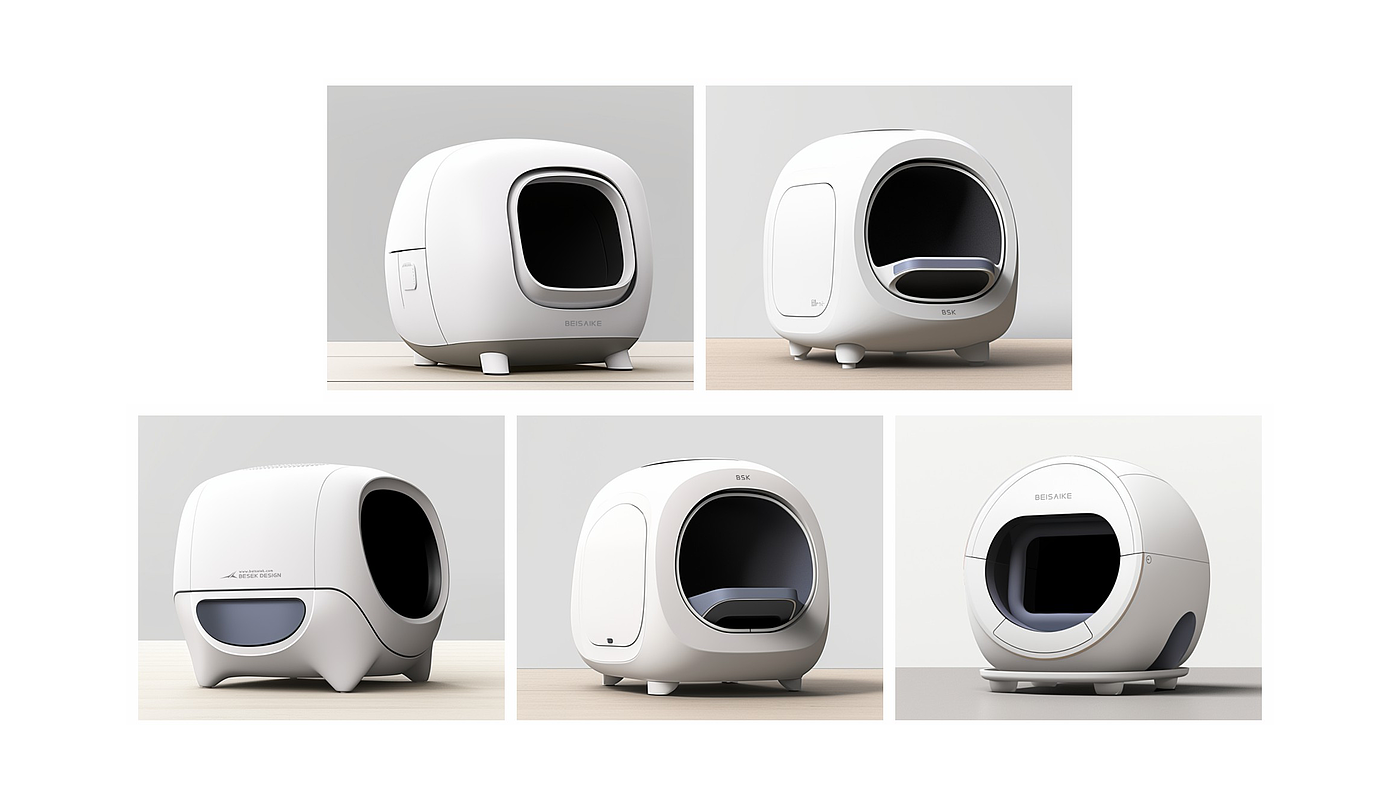 Cat Toilet，Pet Supplies & Pet，Besek design，Intelligent cat litter box，Litter Basin，industrial design，Appearance design，