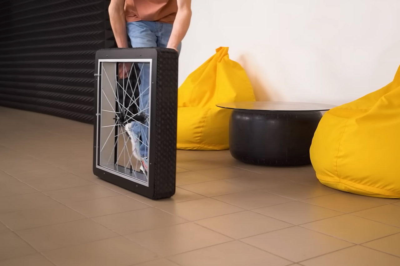 Bicycle，wheel，square，